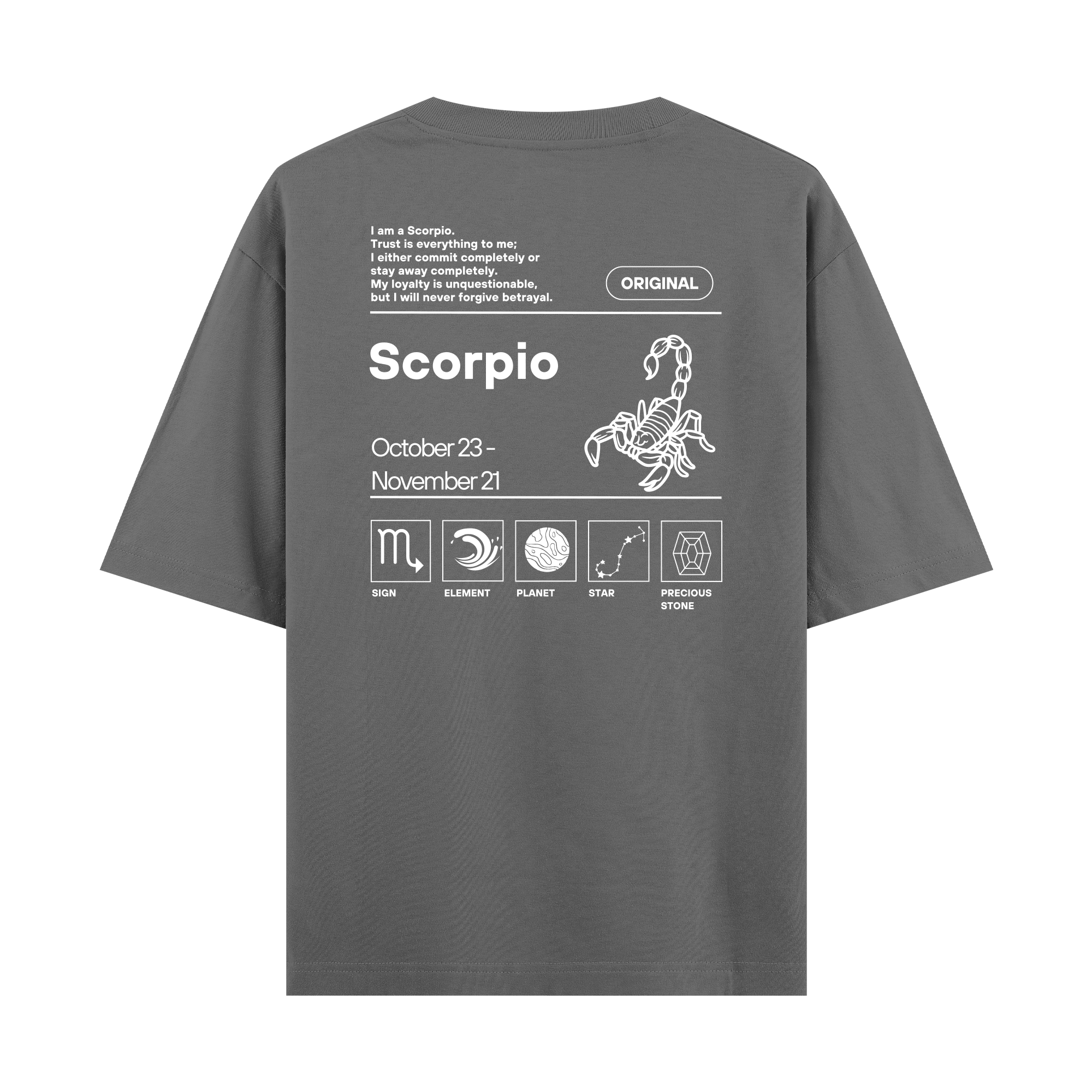 Scorpio - Oversize T-shirt