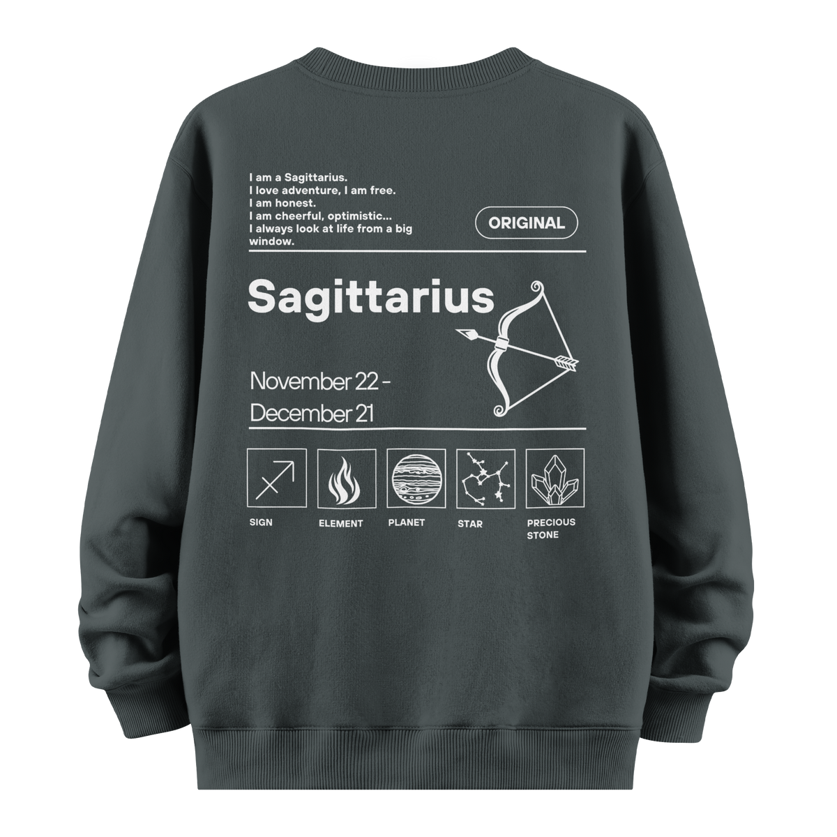 Sagittarius - Oversize Sweatshirt