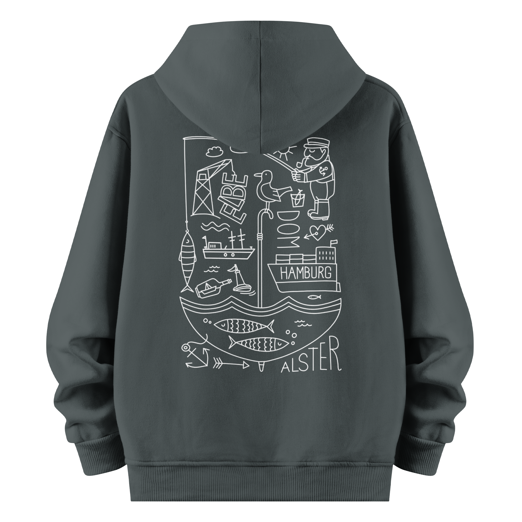 Hamburg II - Oversize Hoodie