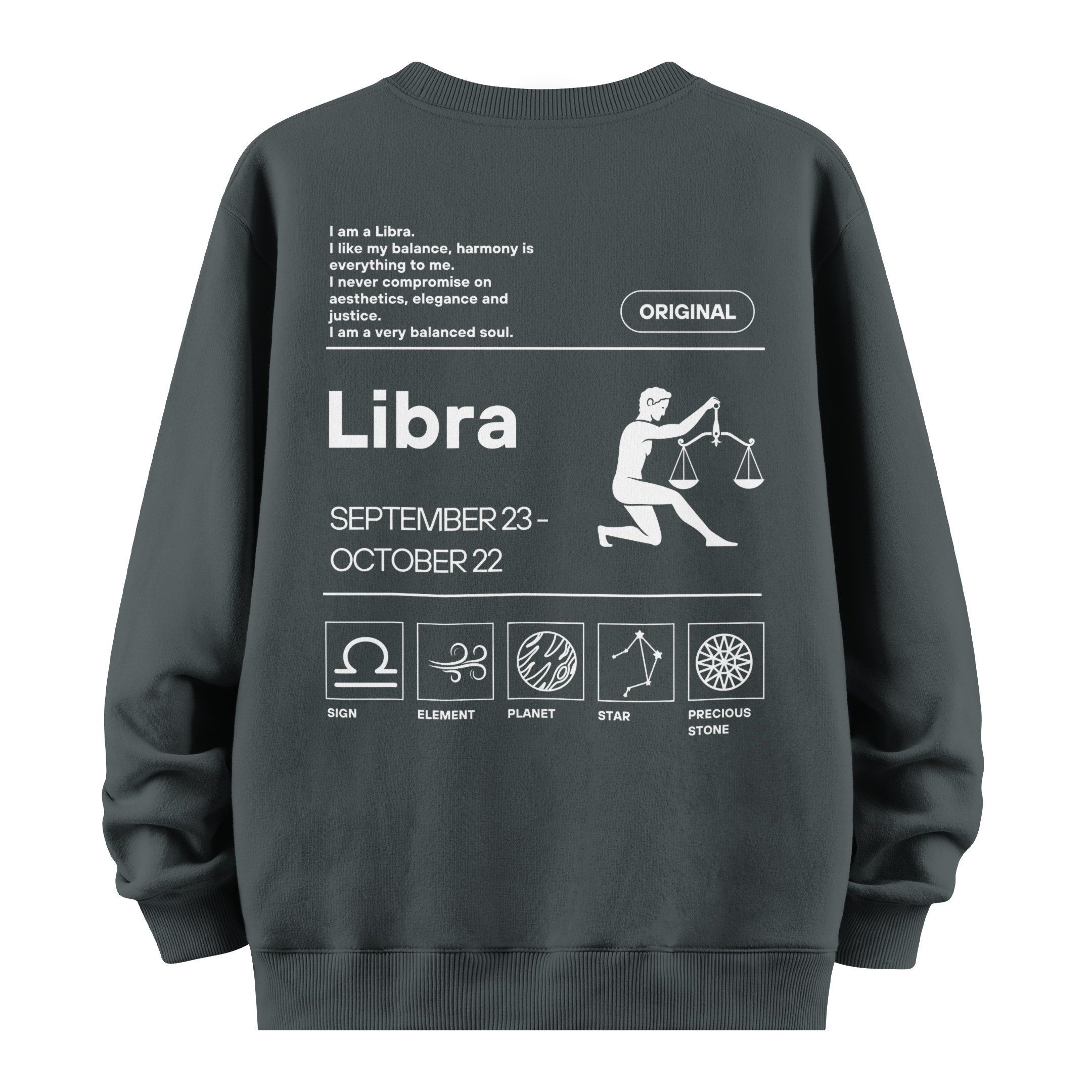 Libra - Oversize Sweatshirt