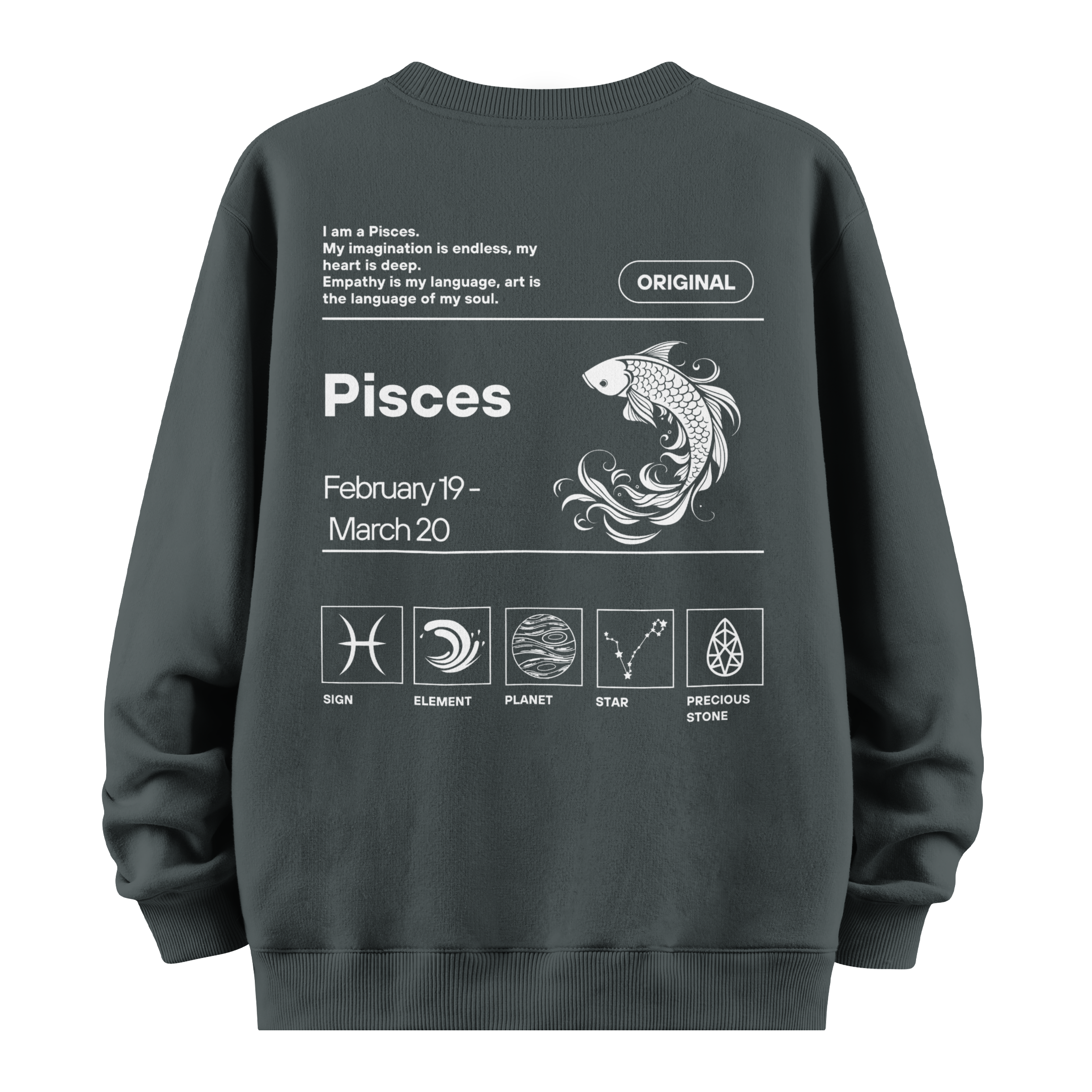 Pisces - Oversize Sweatshirt