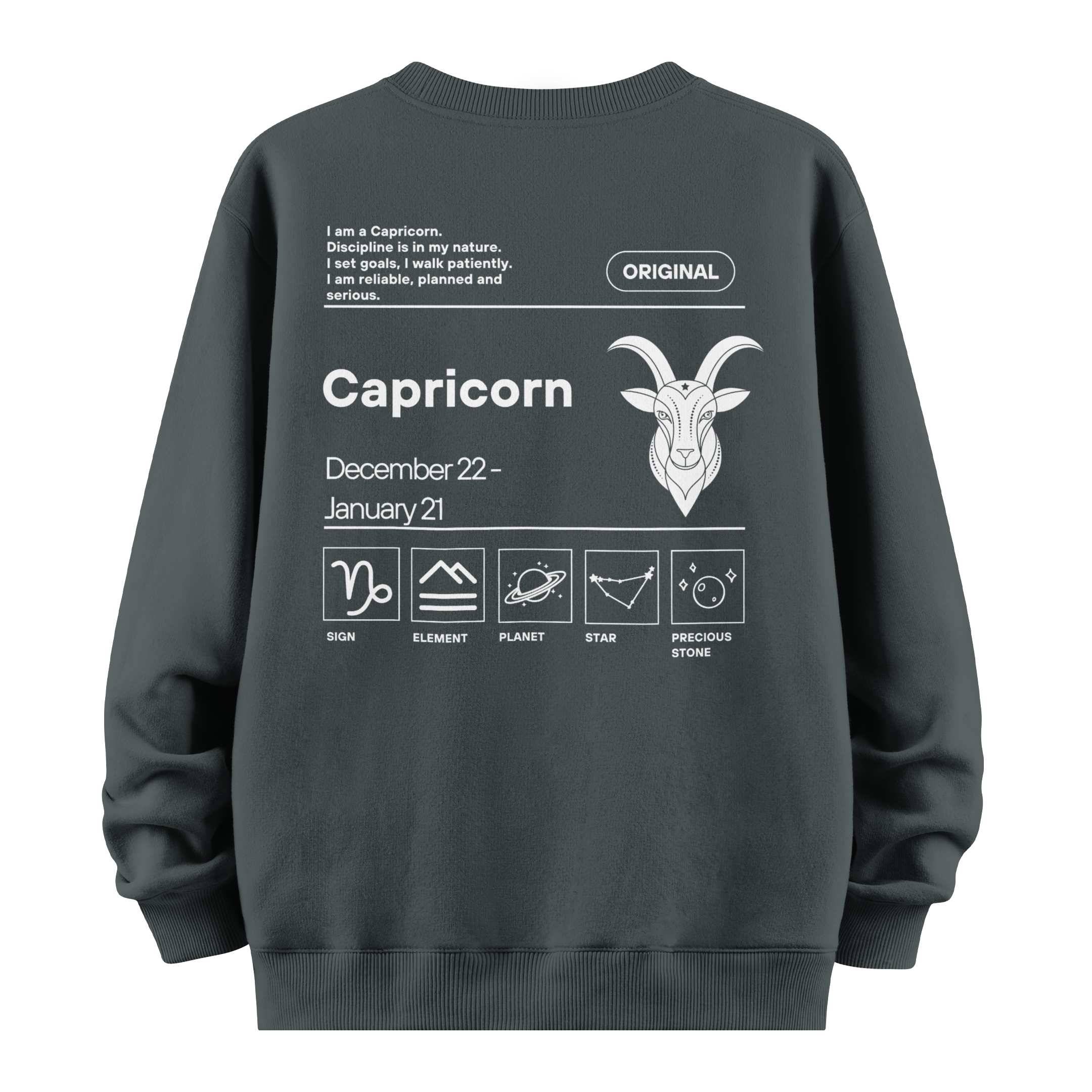 Capricorn - Oversize Sweatshirt