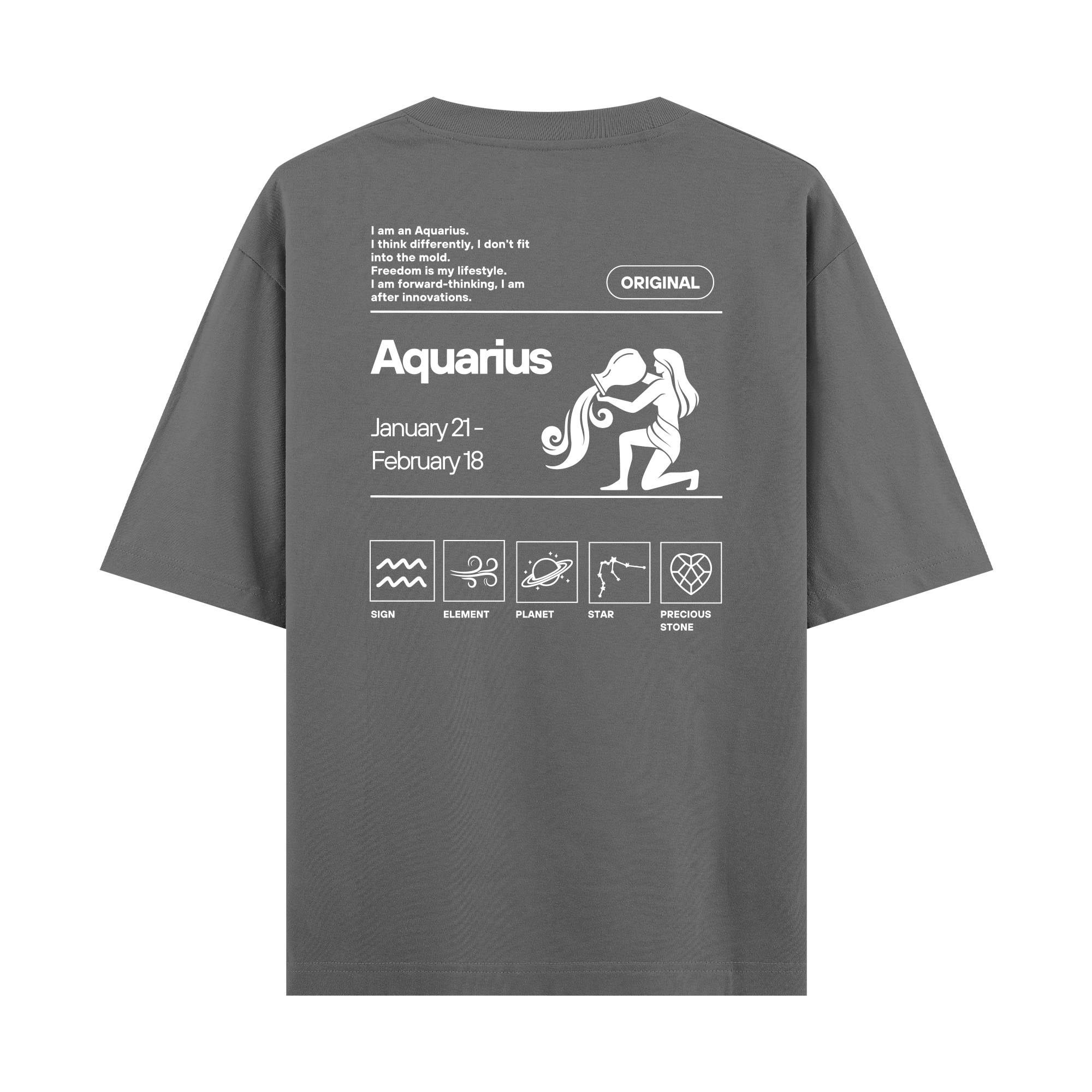 Aquarius - Oversize T-shirt