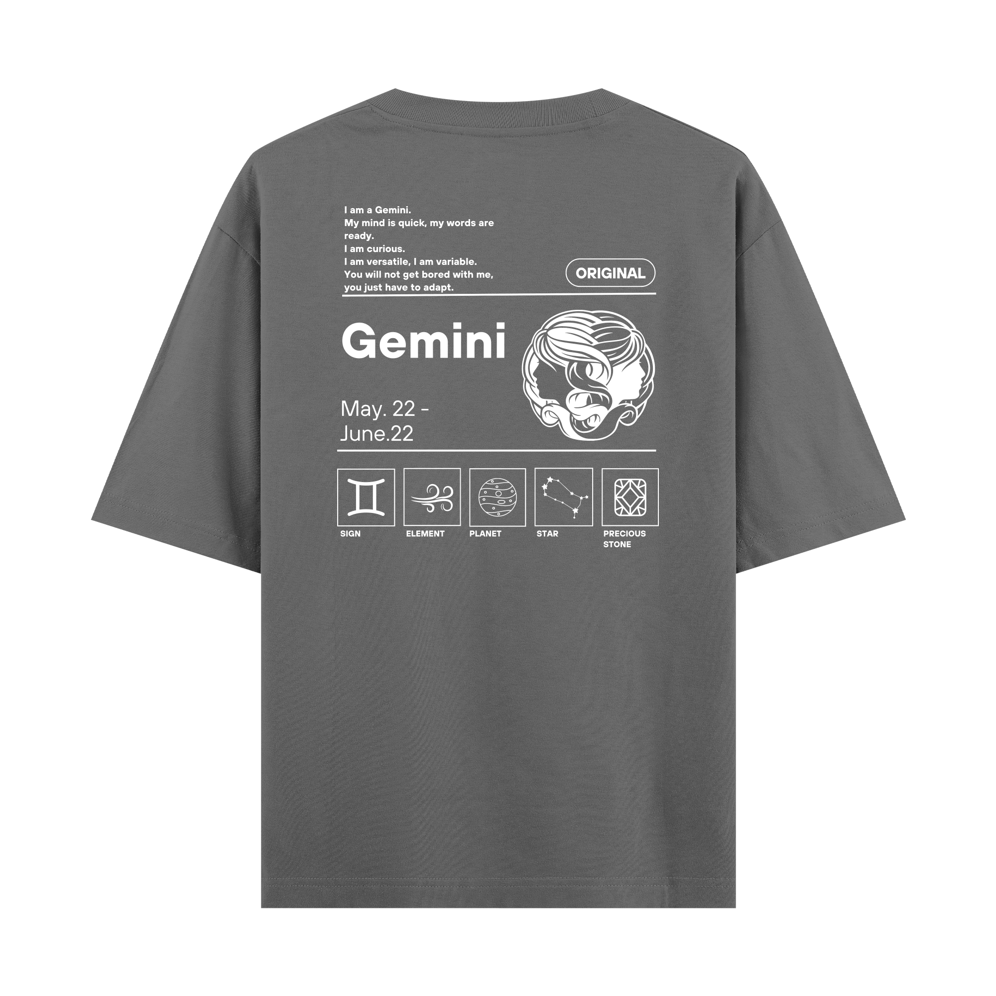 Gemini - Oversize T-shirt