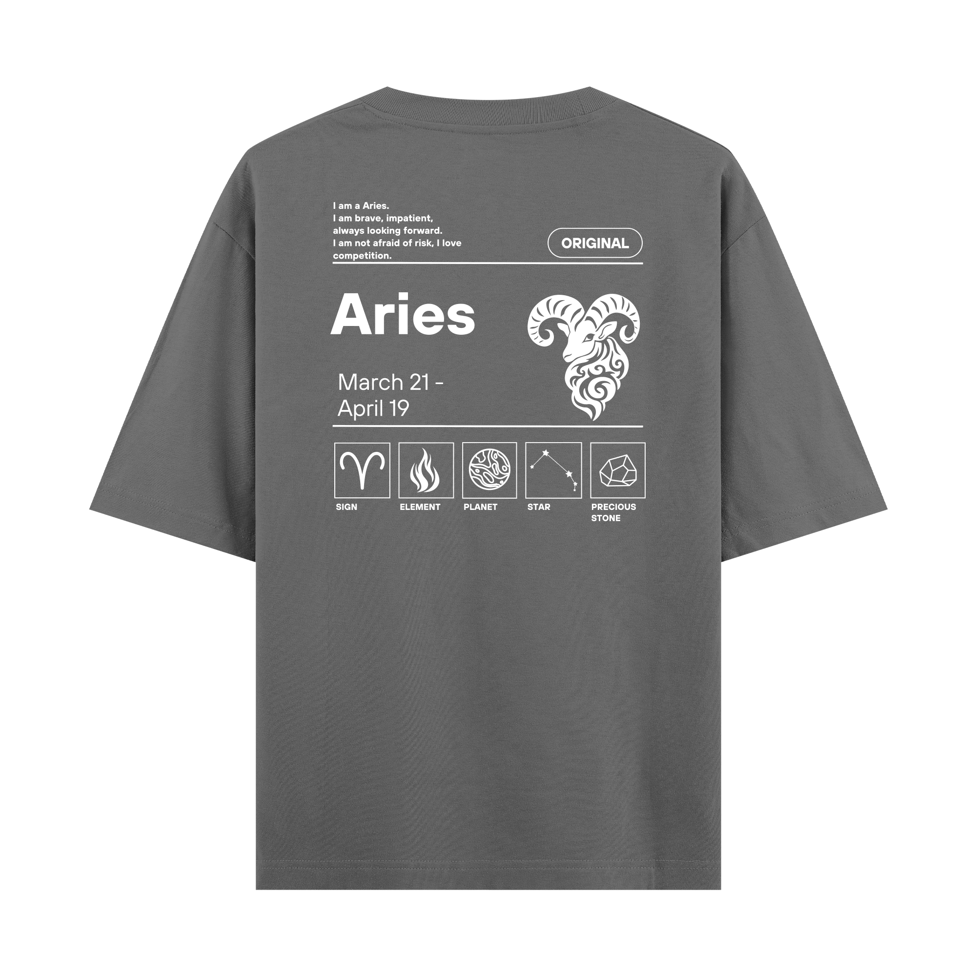 Aries - Oversize T-shirt