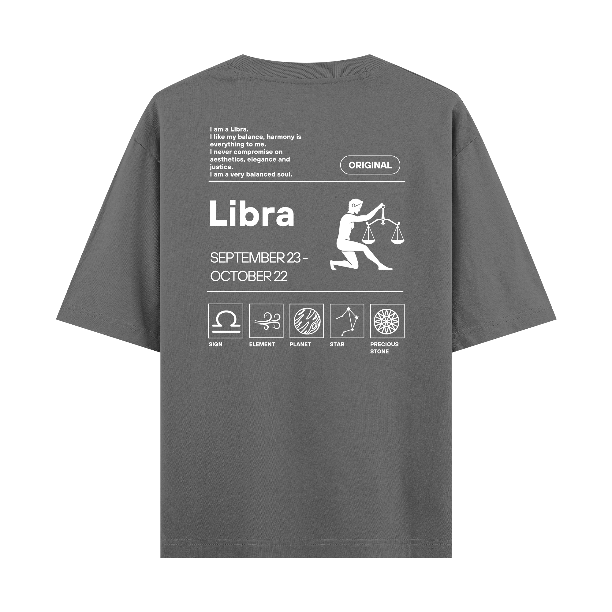 Libra - Oversize T-shirt