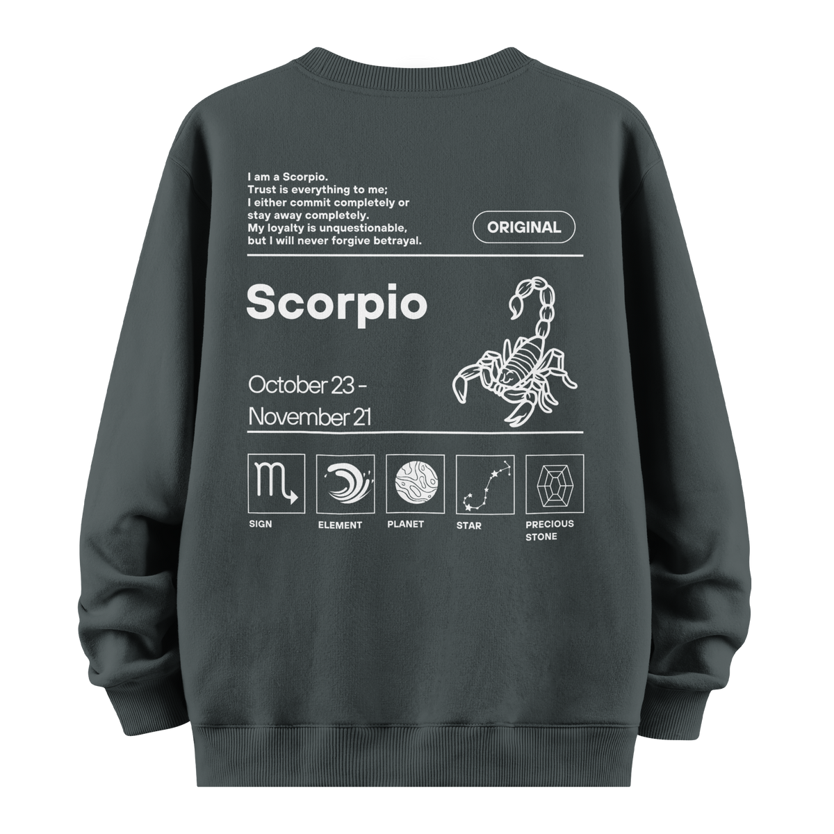 Scorpio - Oversize Sweatshirt