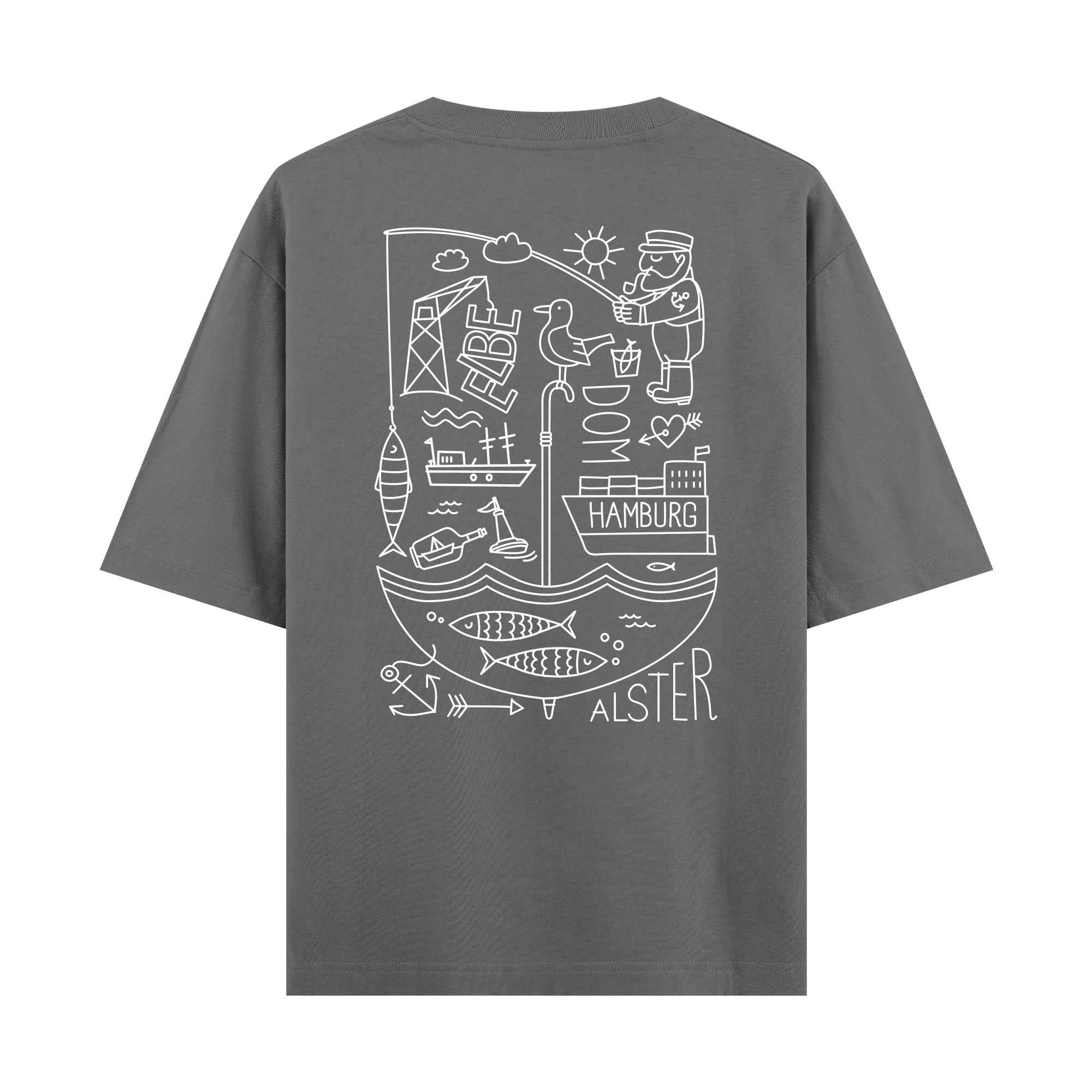 Hamburg II - Oversize T-shirt