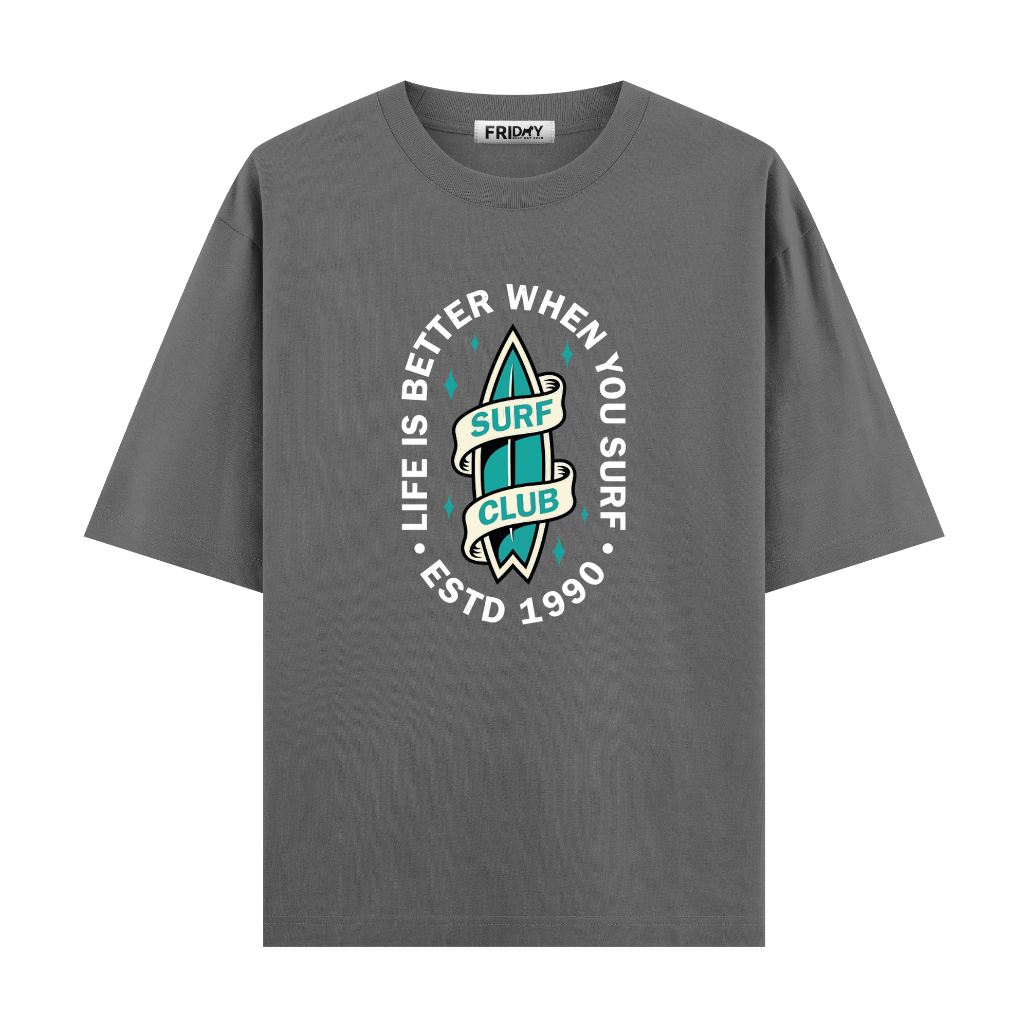 Surf Club - Oversize T-shirt