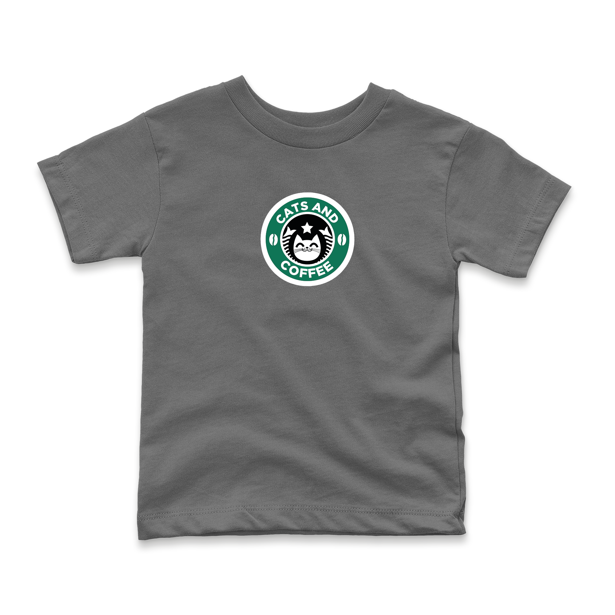 Cat's And Coffee - Çocuk T-shirt