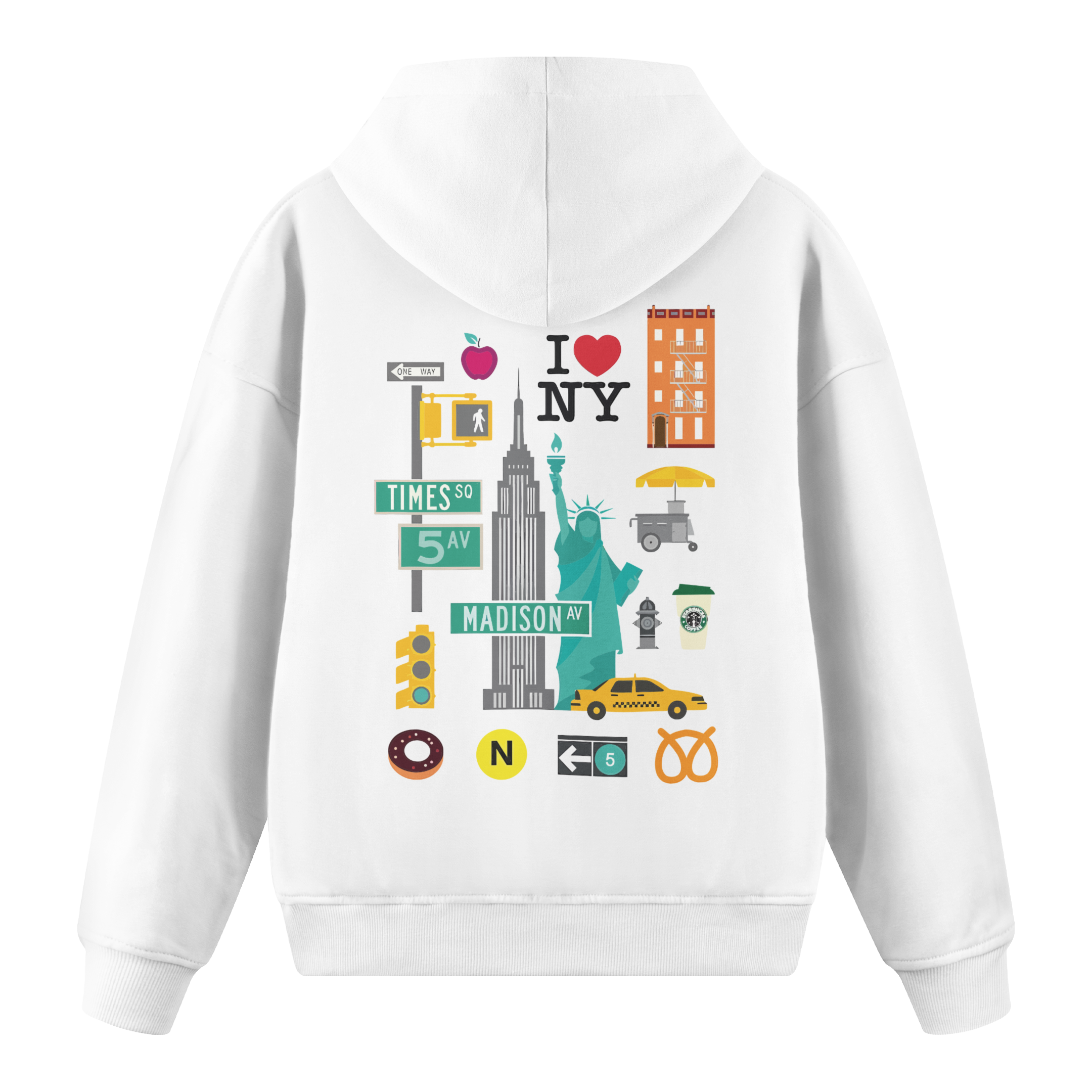 New York III - Regular Fit Hoodie