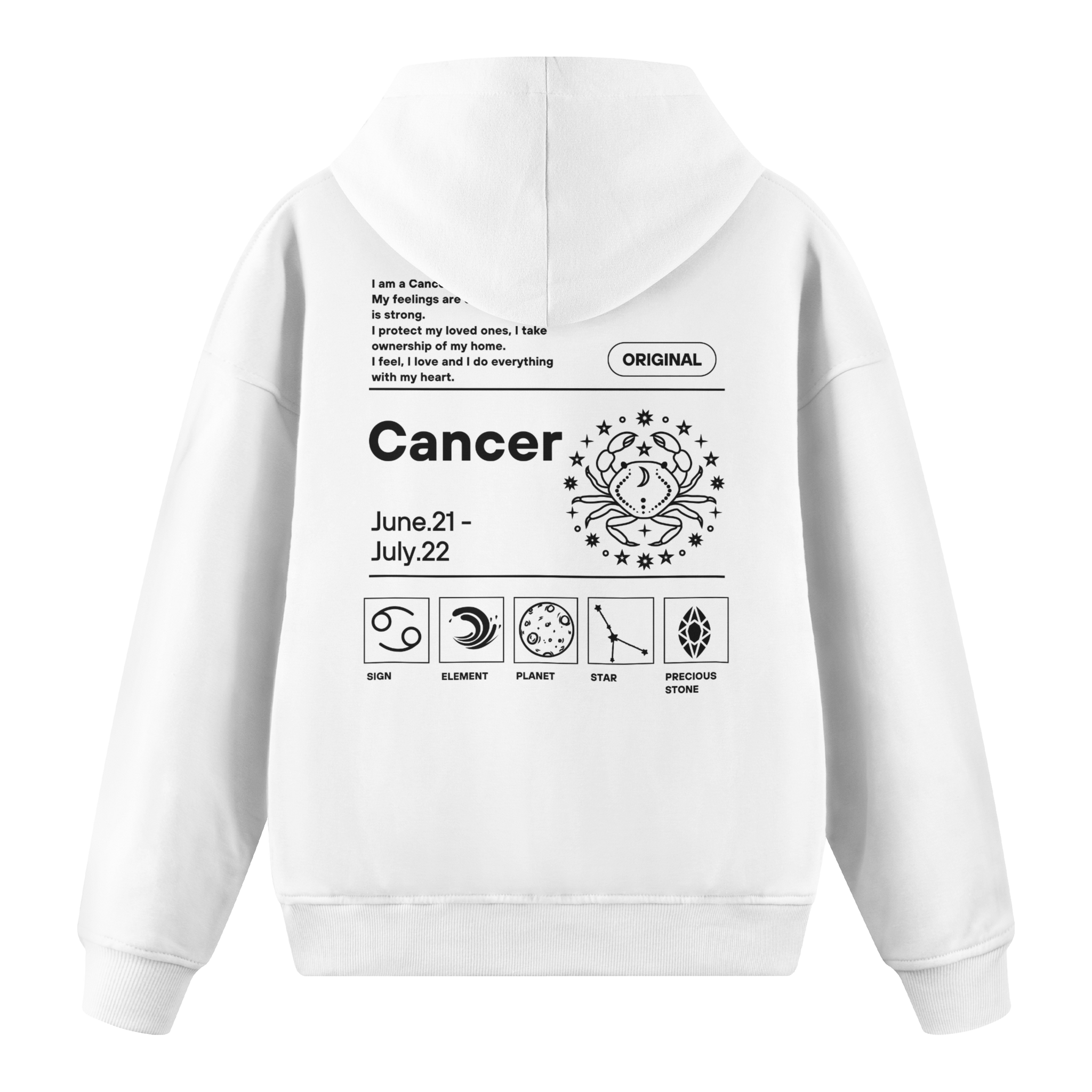 Cancer - Regular Fit Hoodie