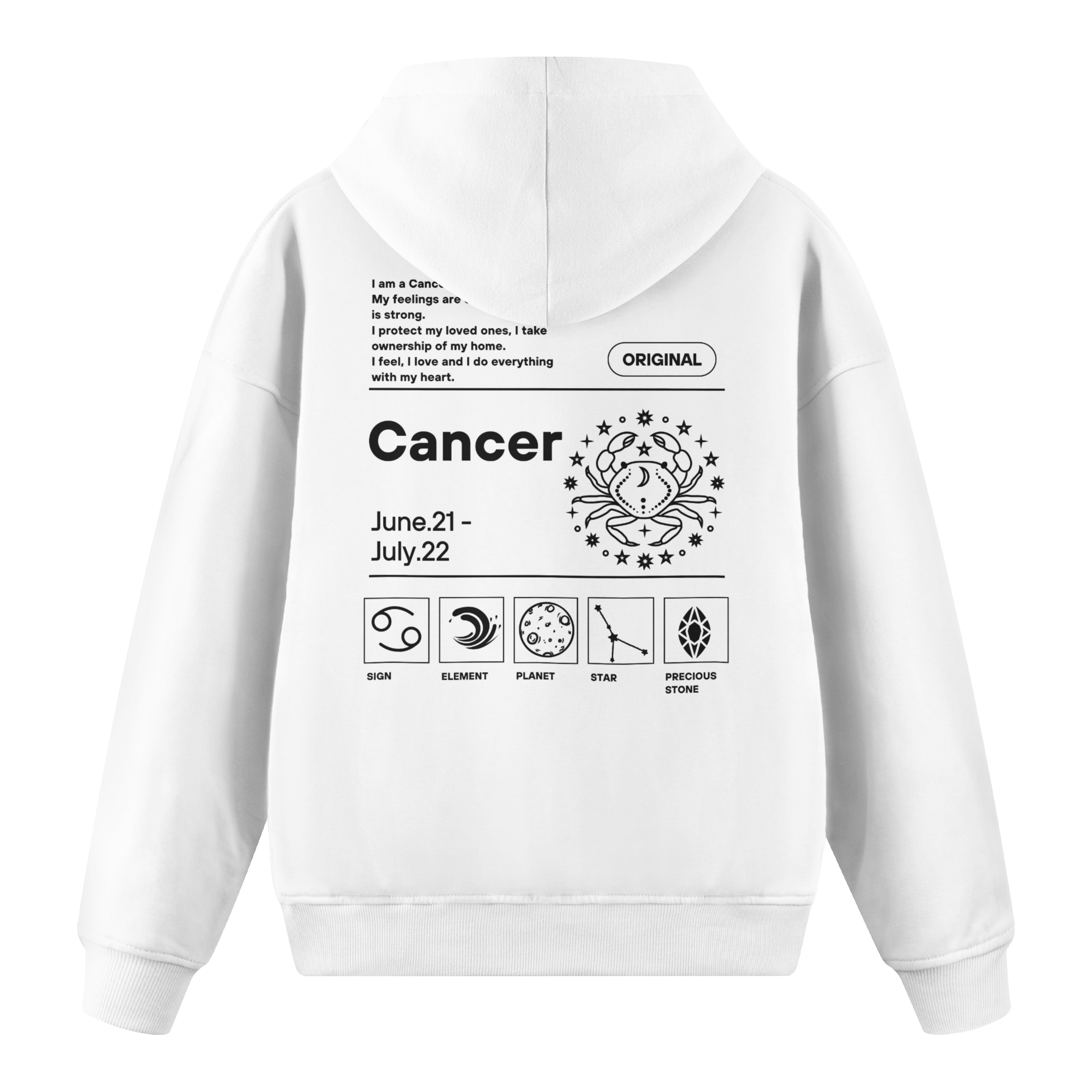 Cancer - Regular Fit Hoodie