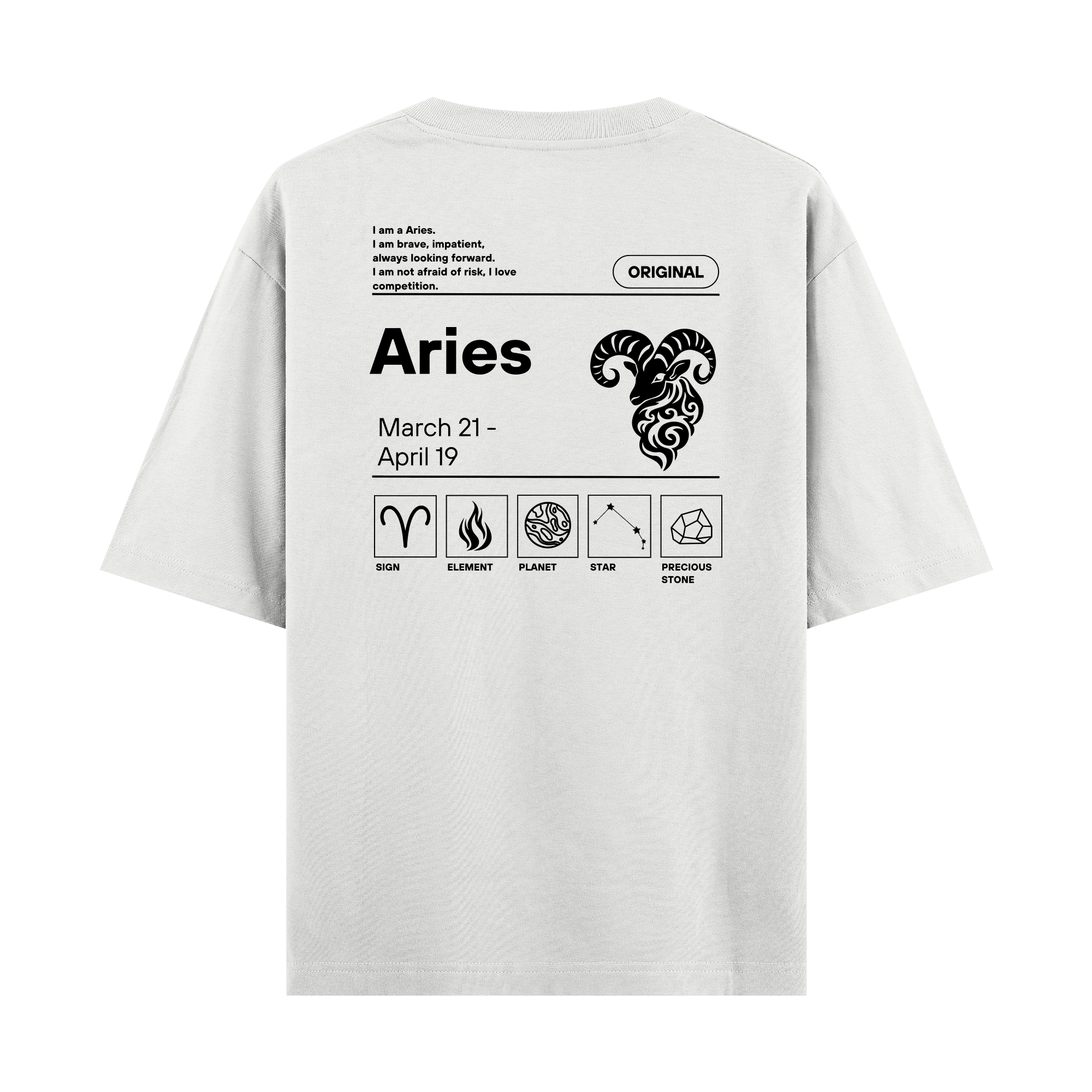 Aries - Oversize T-shirt