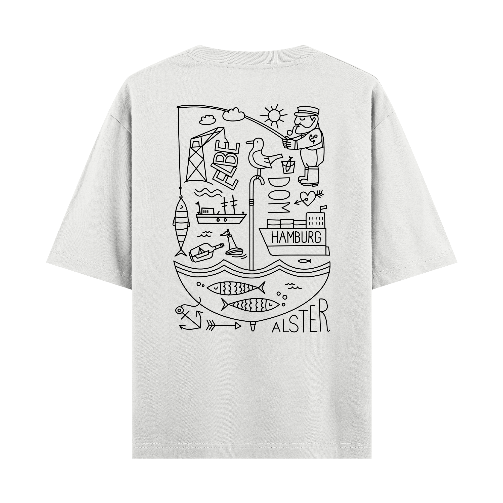 Hamburg II - Oversize T-shirt