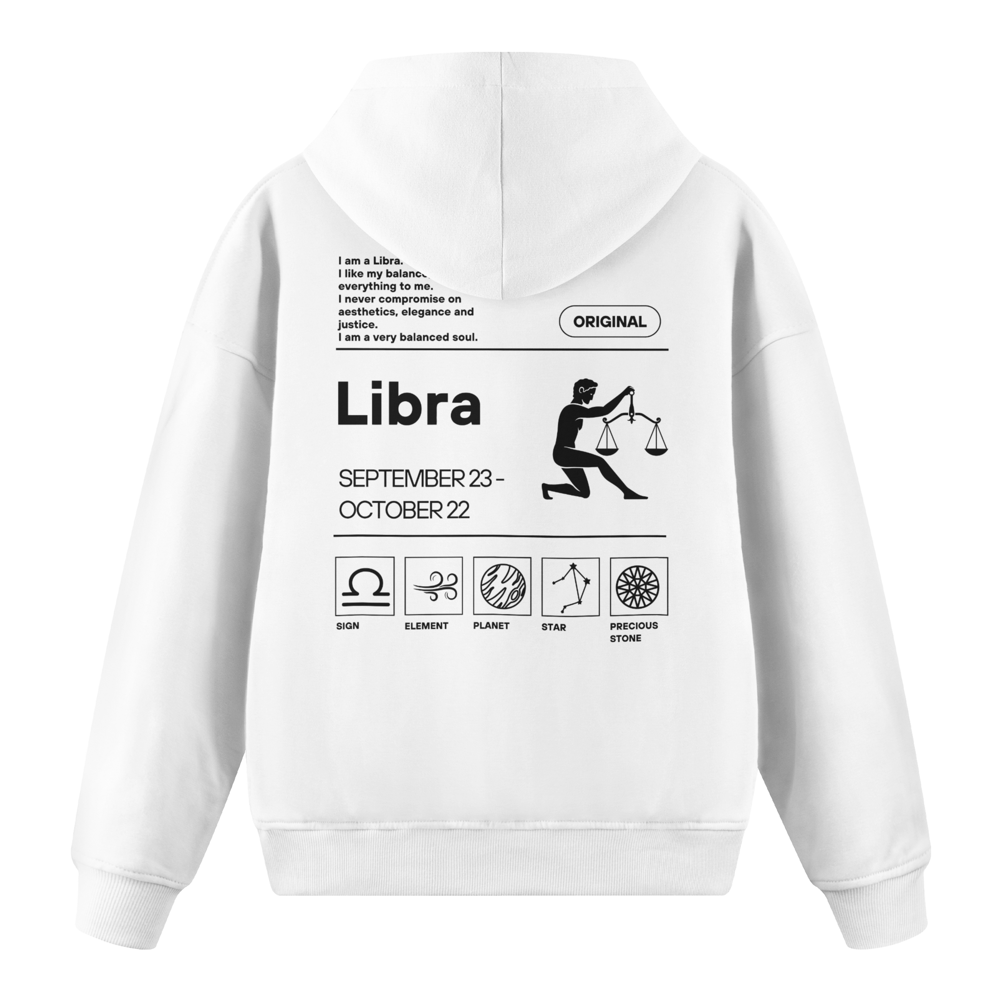 Libra - Regular Fit Hoodie