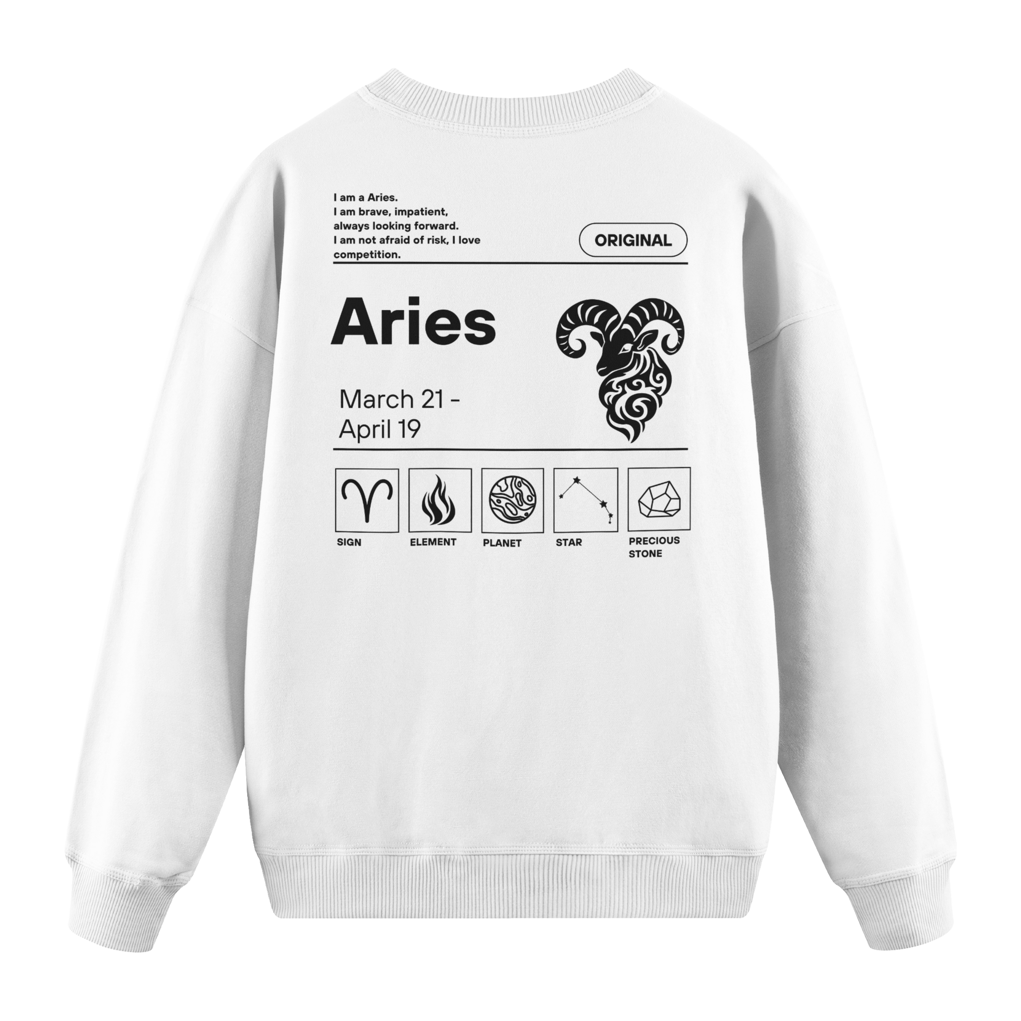 Aries - Regular Fit Sweatshirt