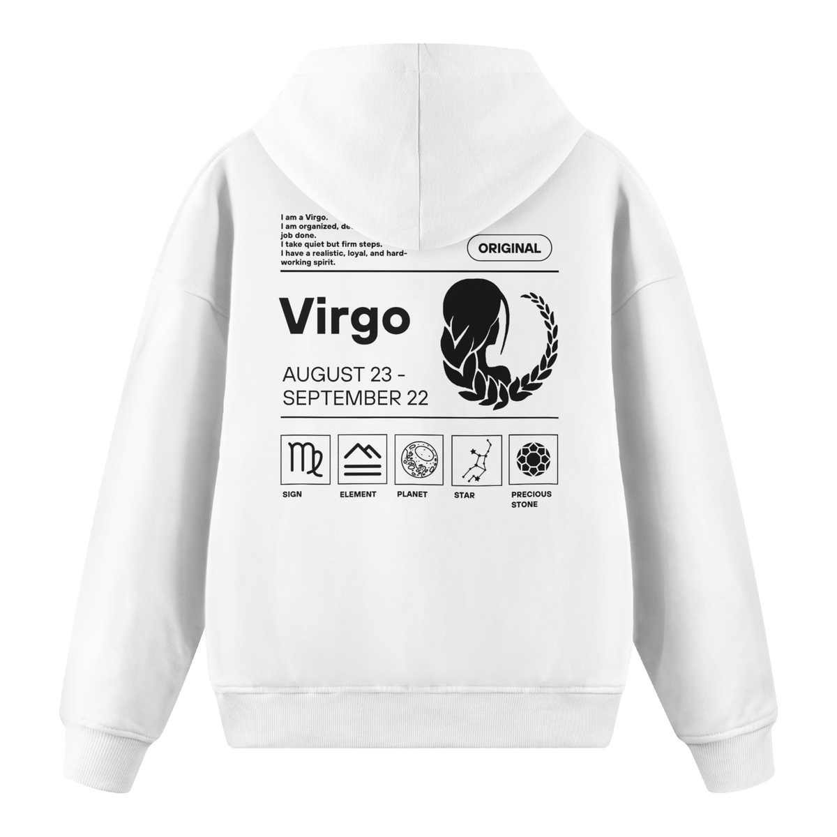 Virgo - Regular Fit Hoodie