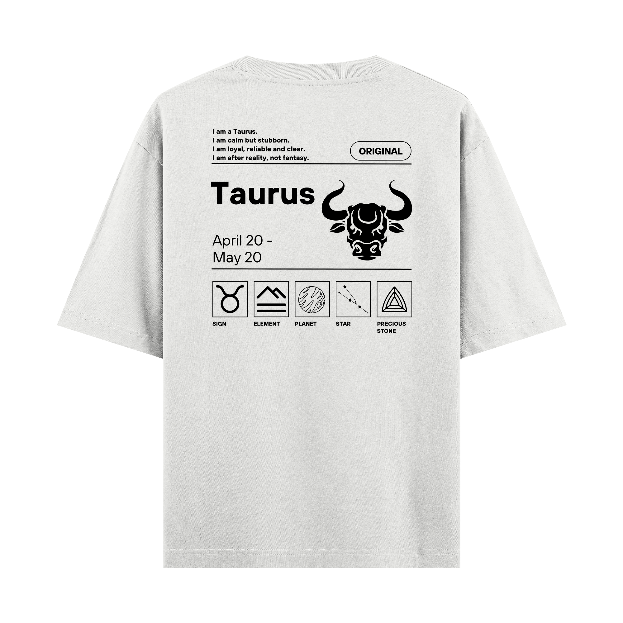 Taurus - Oversize T-shirt