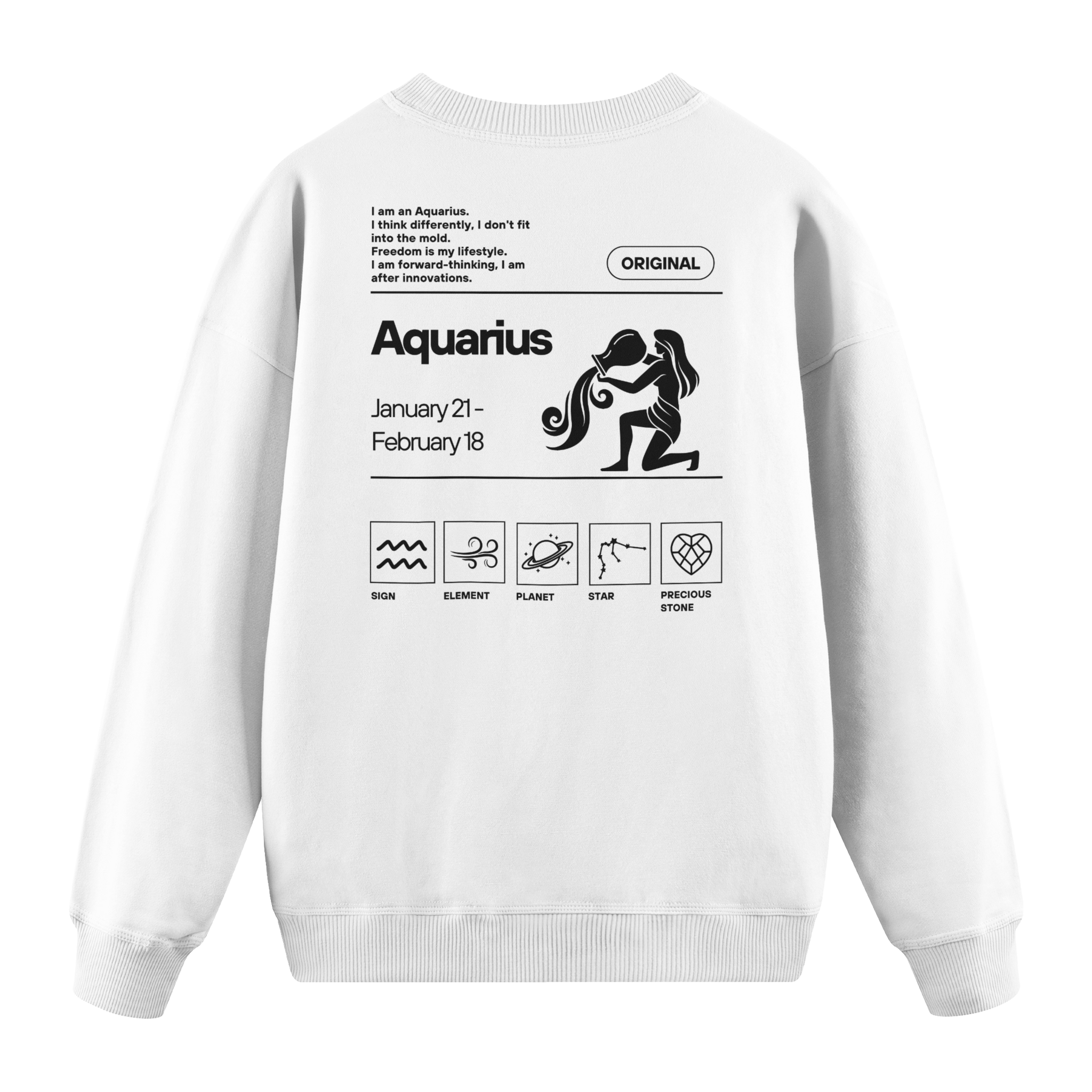 Aquarius - Regular Fit Sweatshirt