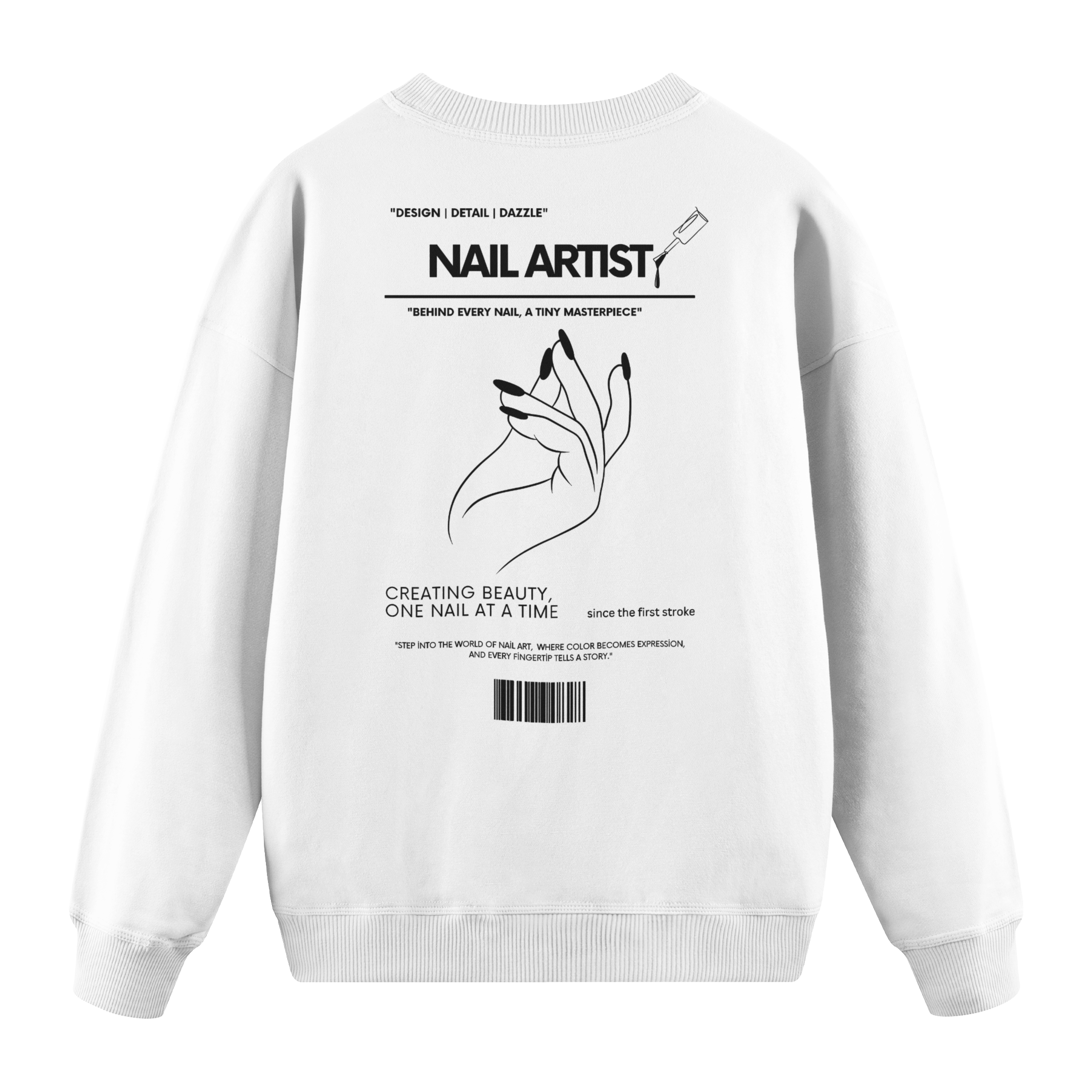 Nail Artist - Regular Fit Sweatshirt