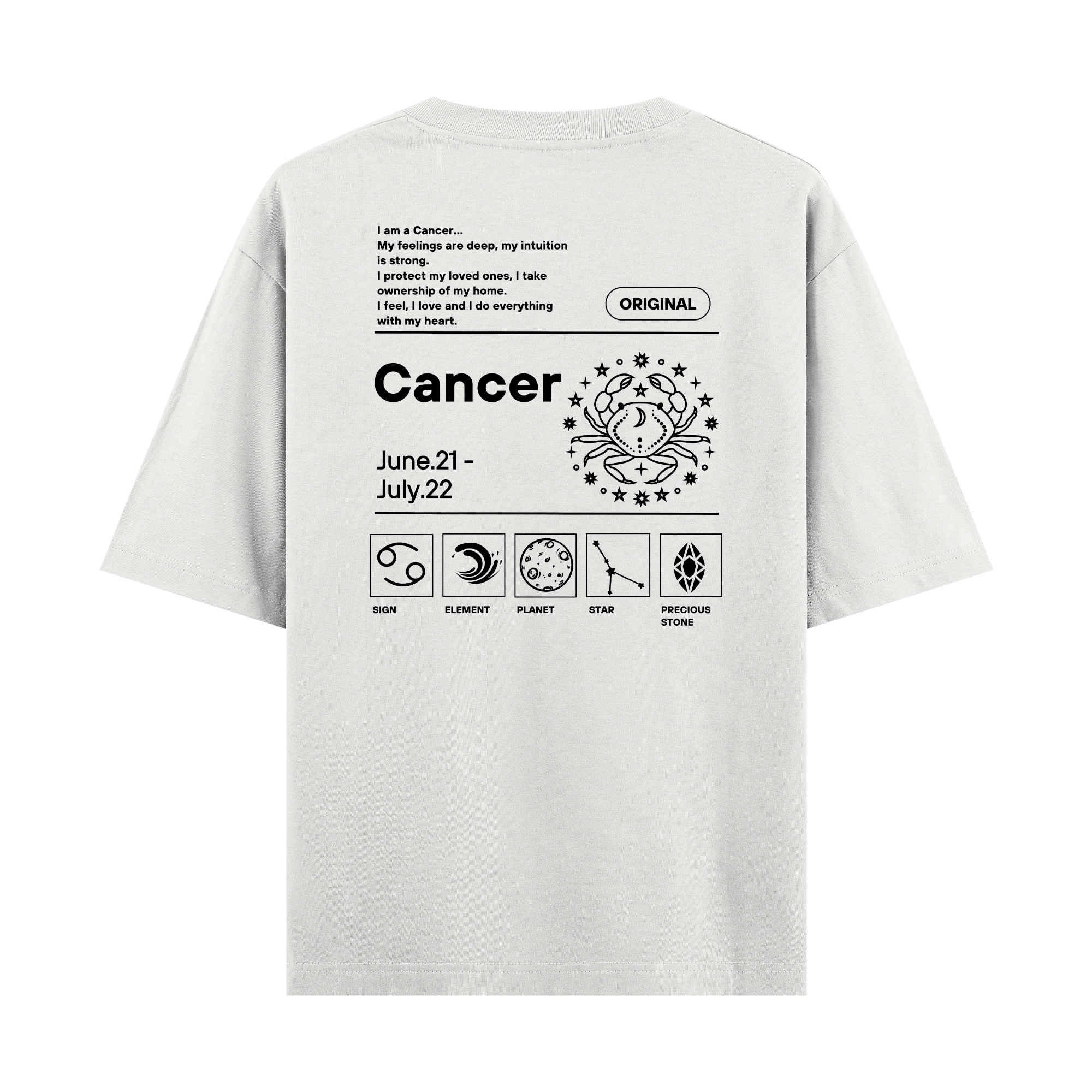 Cancer - Oversize T-shirt