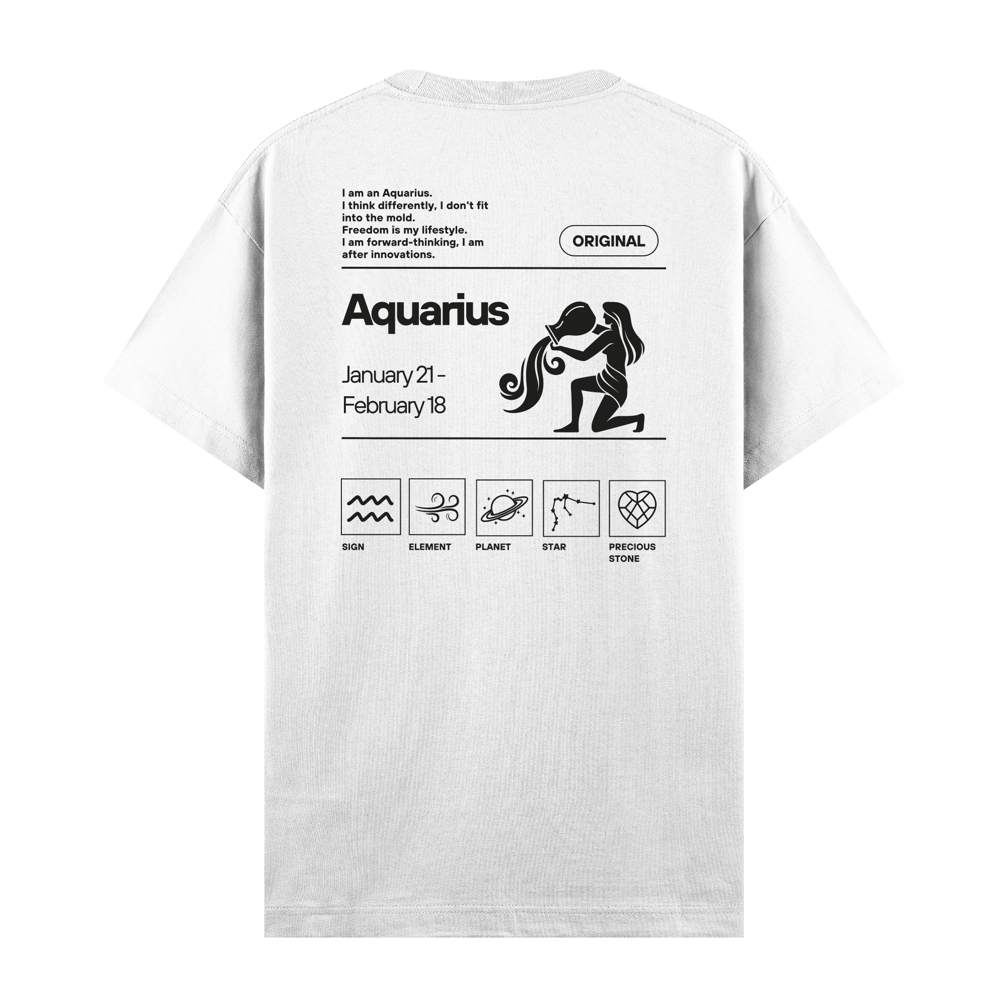 Aquarius - Regular Fit T-shirt