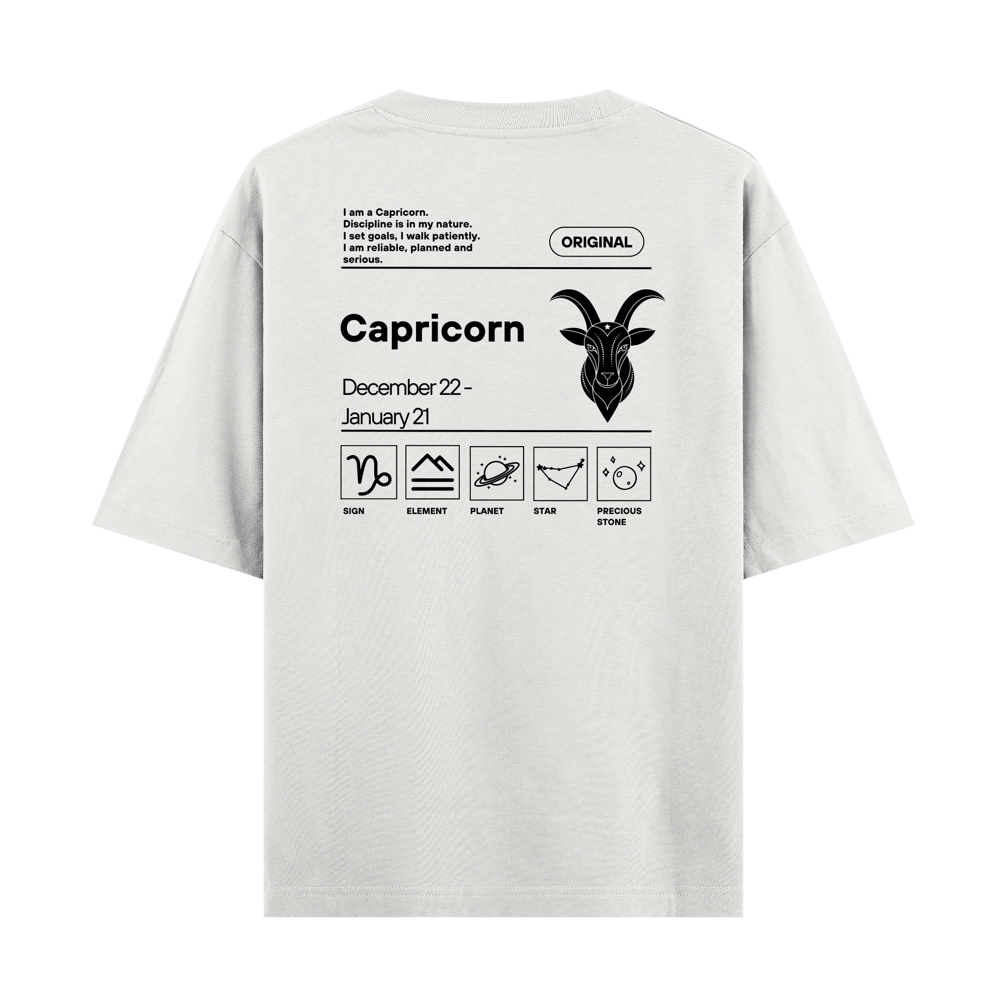 Capricorn - Oversize T-shirt