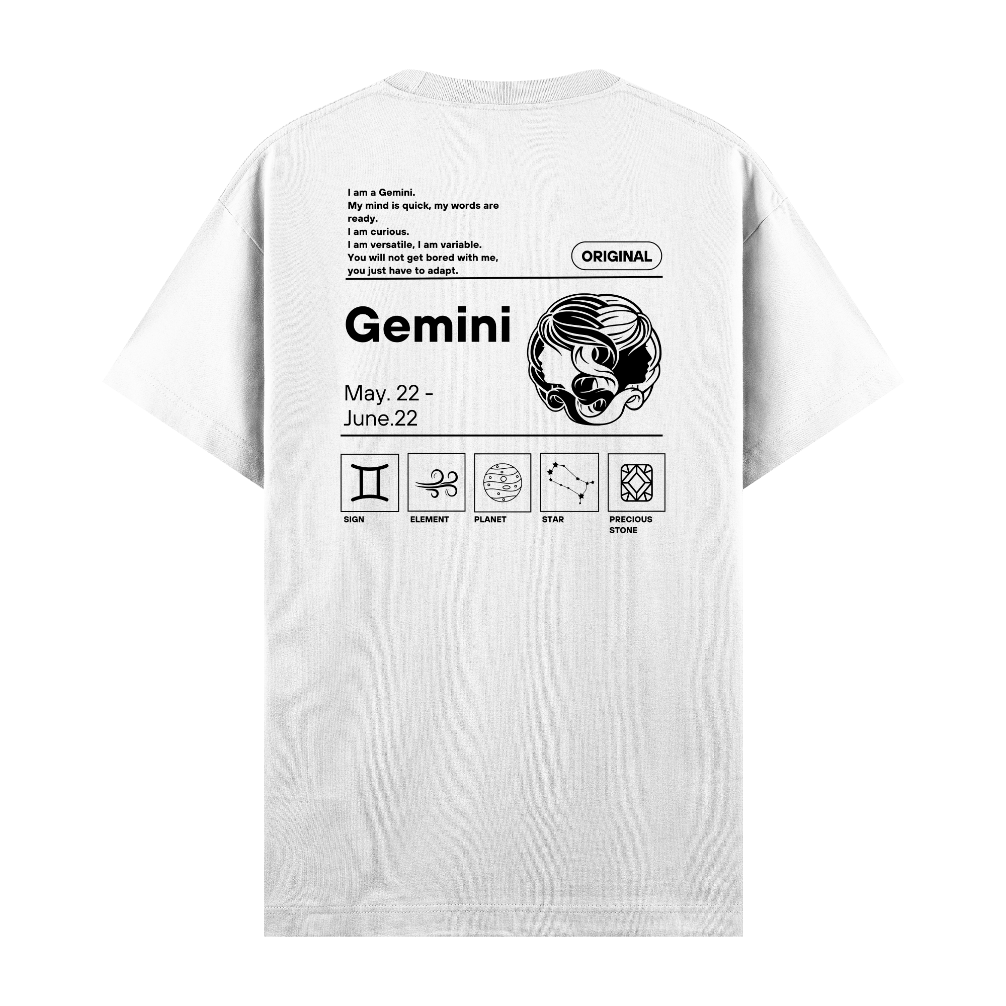 Gemini - Regular Fit T-shirt