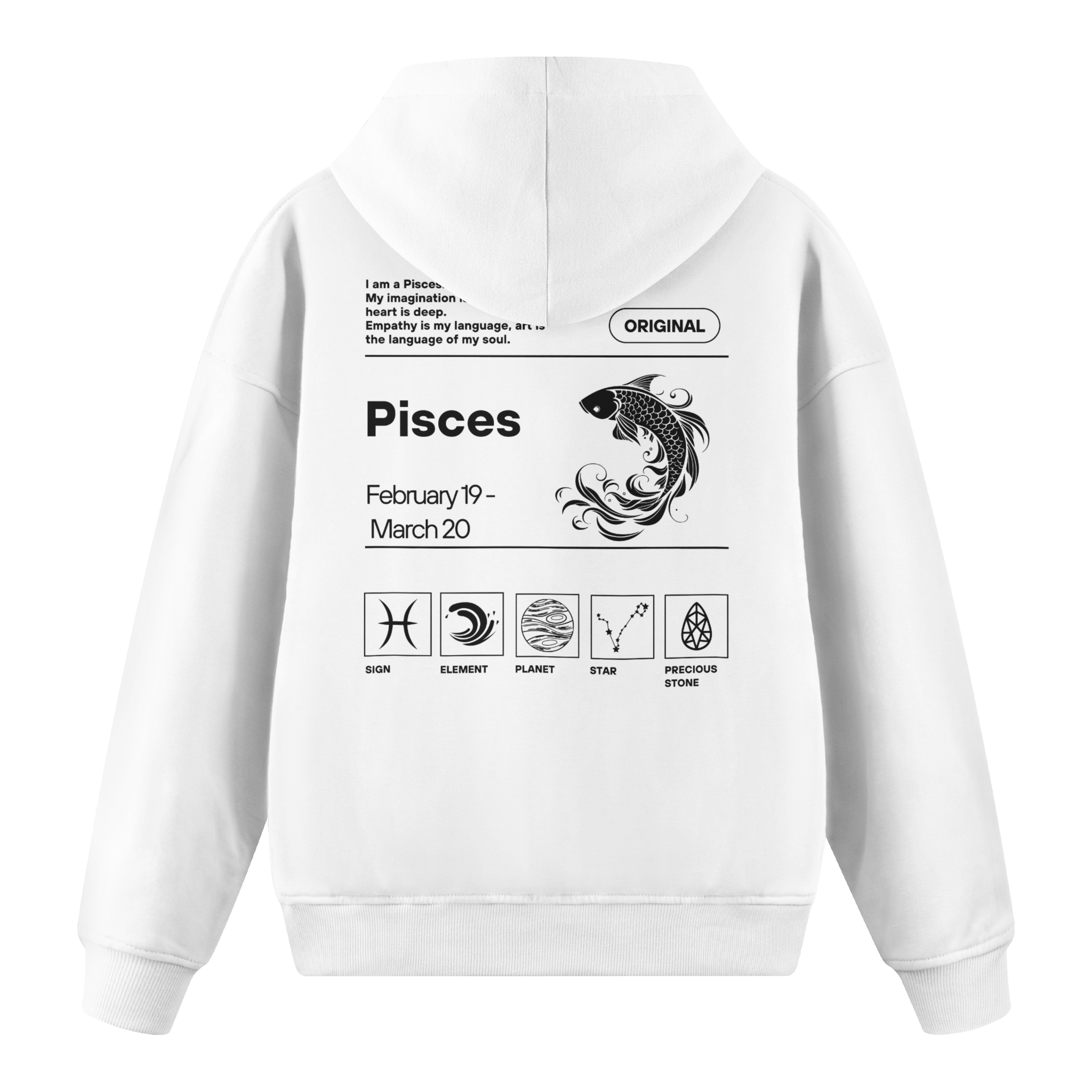 Pisces - Regular Fit Hoodie
