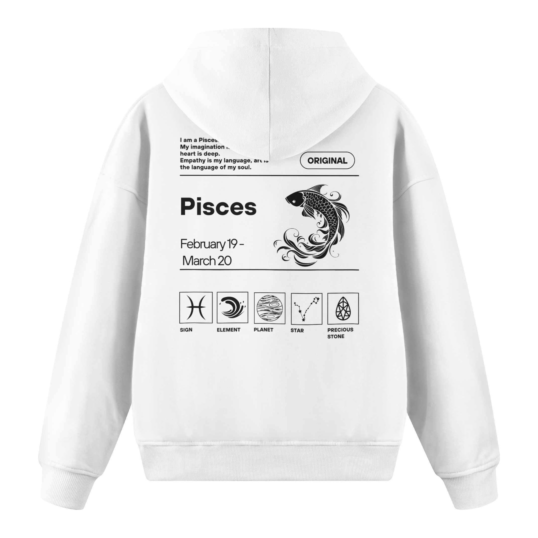 Pisces - Regular Fit Hoodie