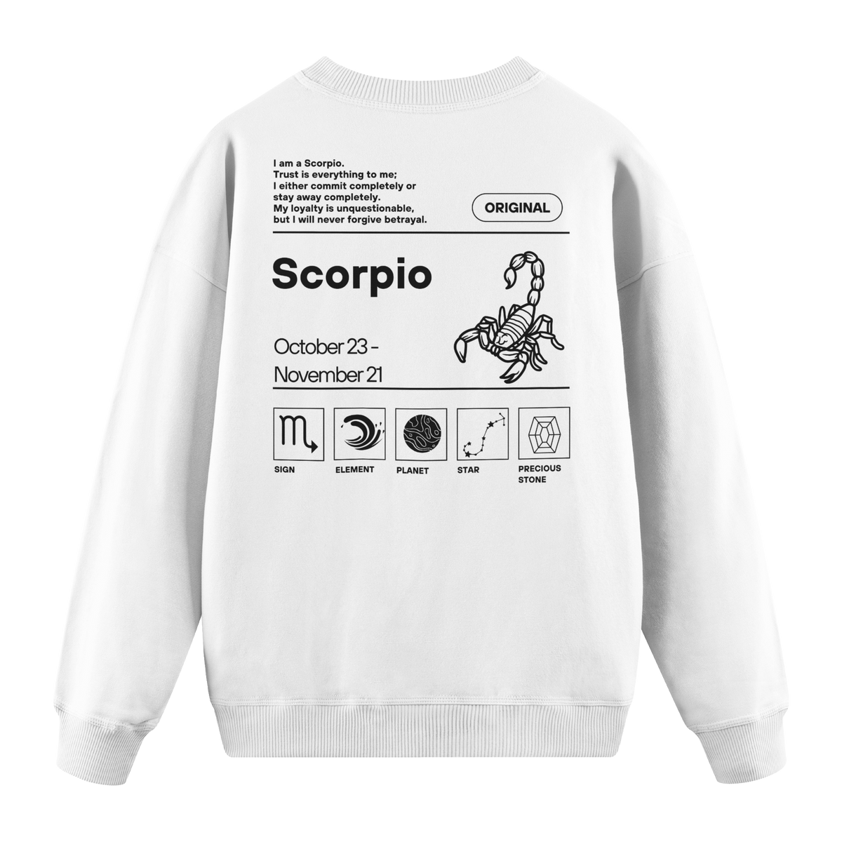 Scorpio - Regular Fit Sweatshirt