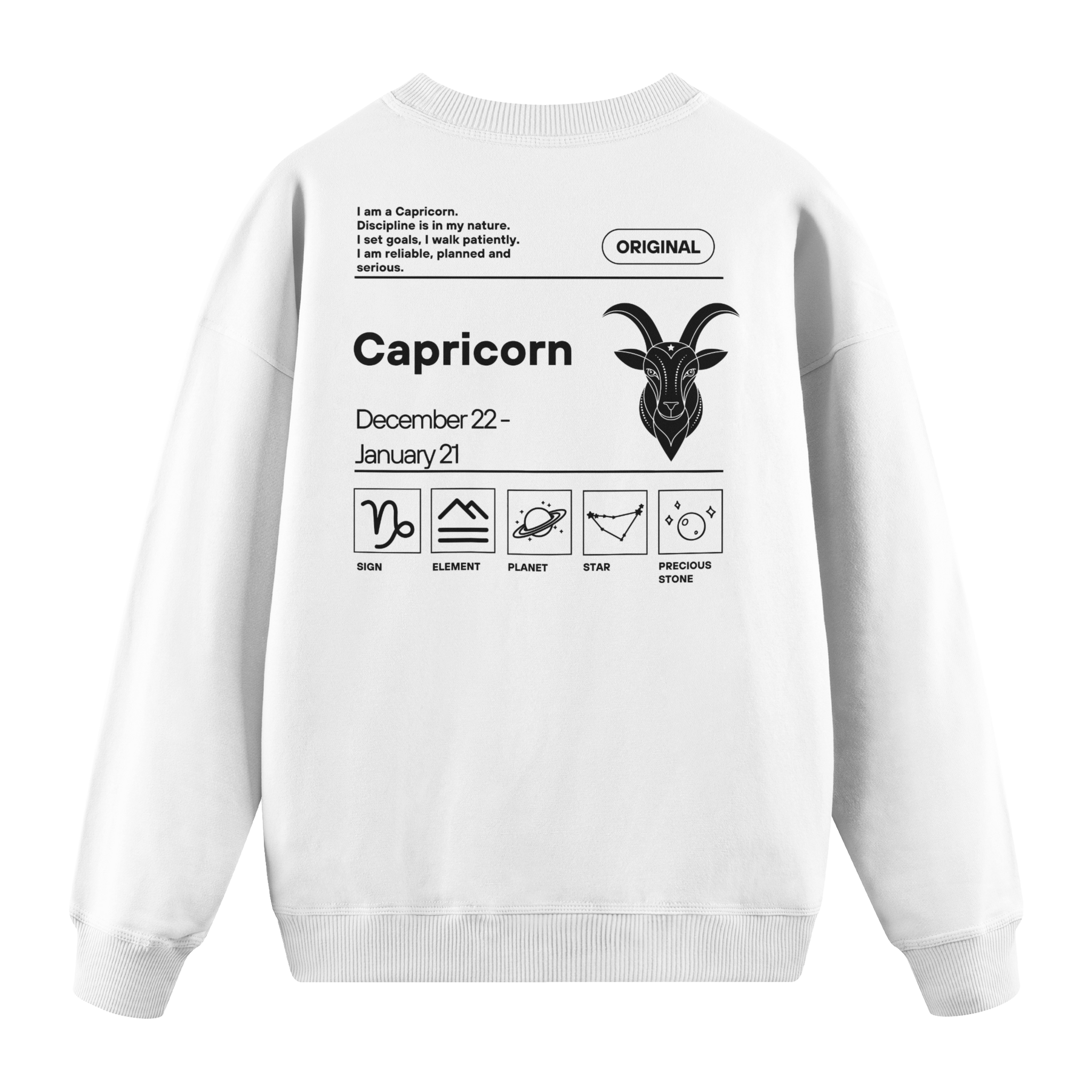 Capricorn - Regular Fit Sweatshirt