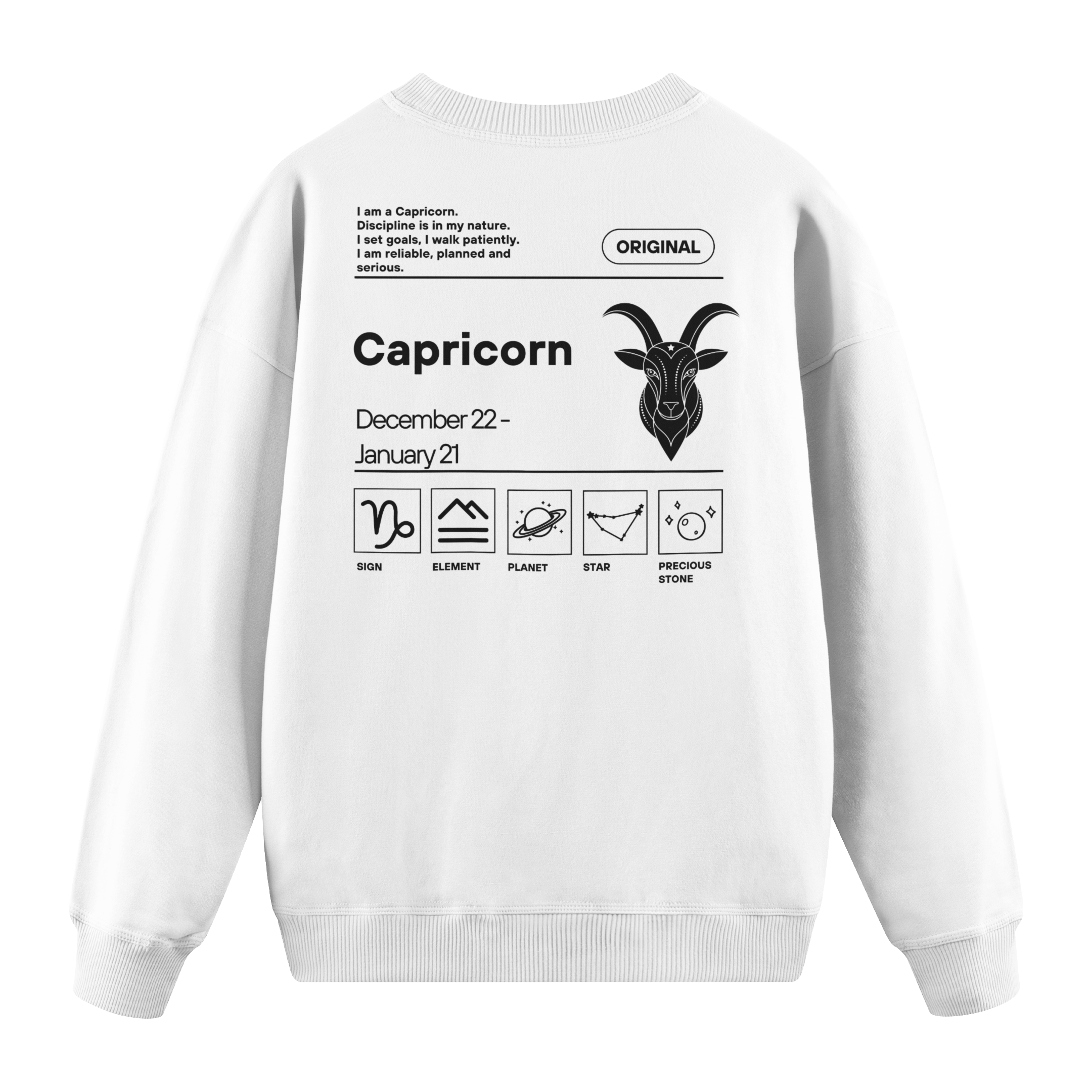 Capricorn - Regular Fit Sweatshirt