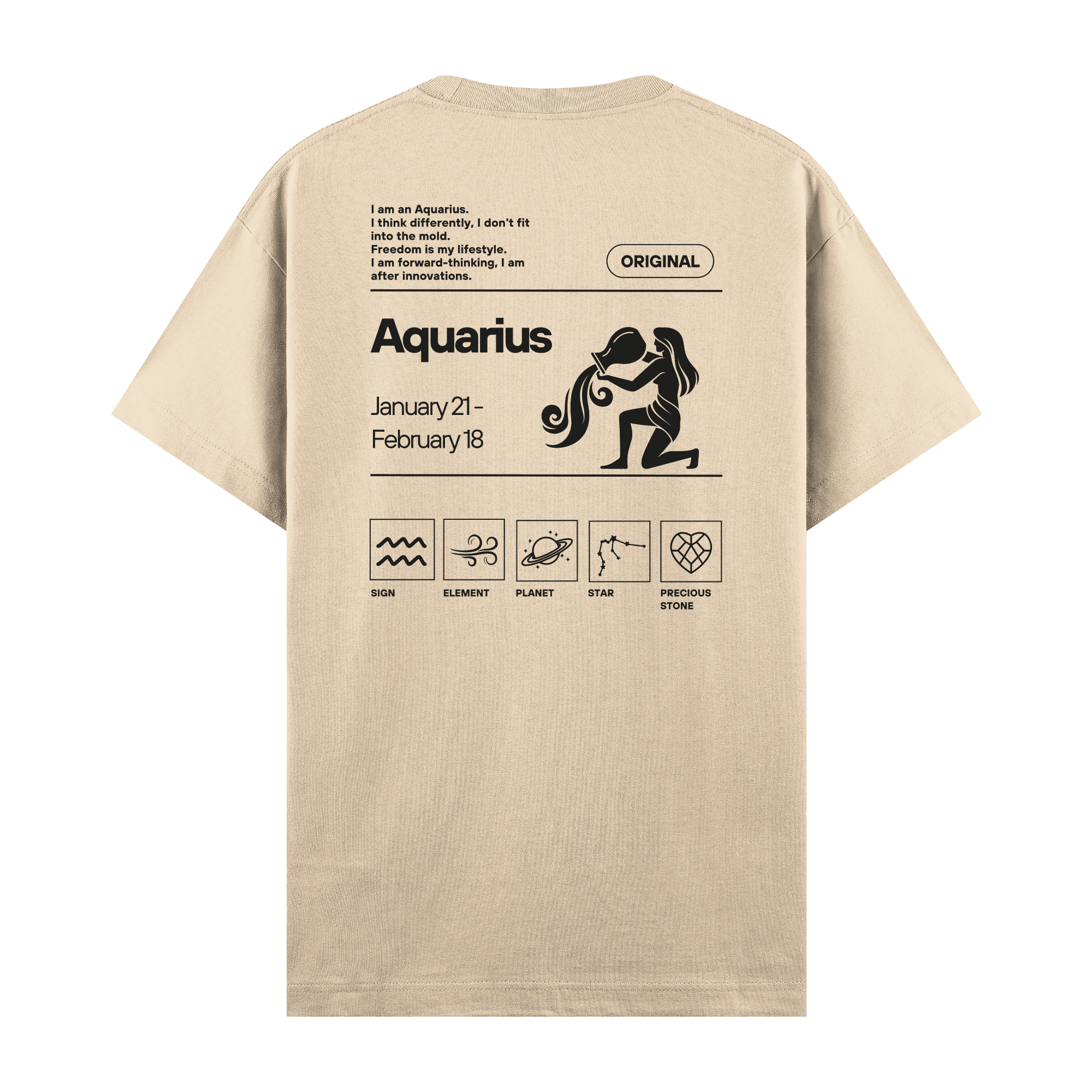 Aquarius - Regular Fit T-shirt