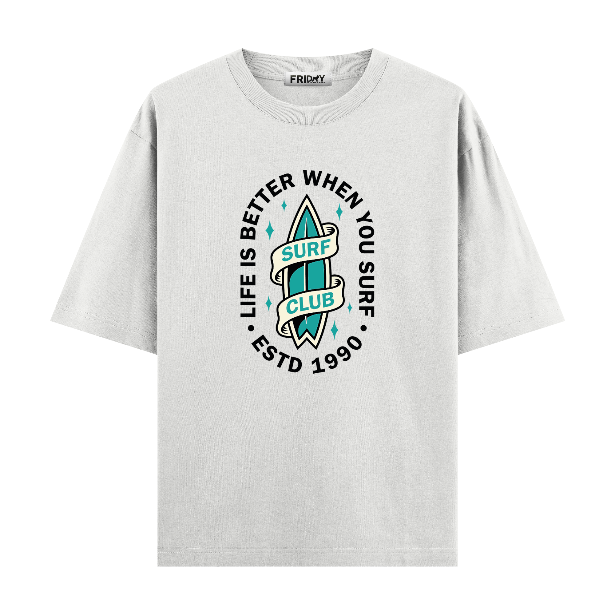 Surf Club - Oversize T-shirt