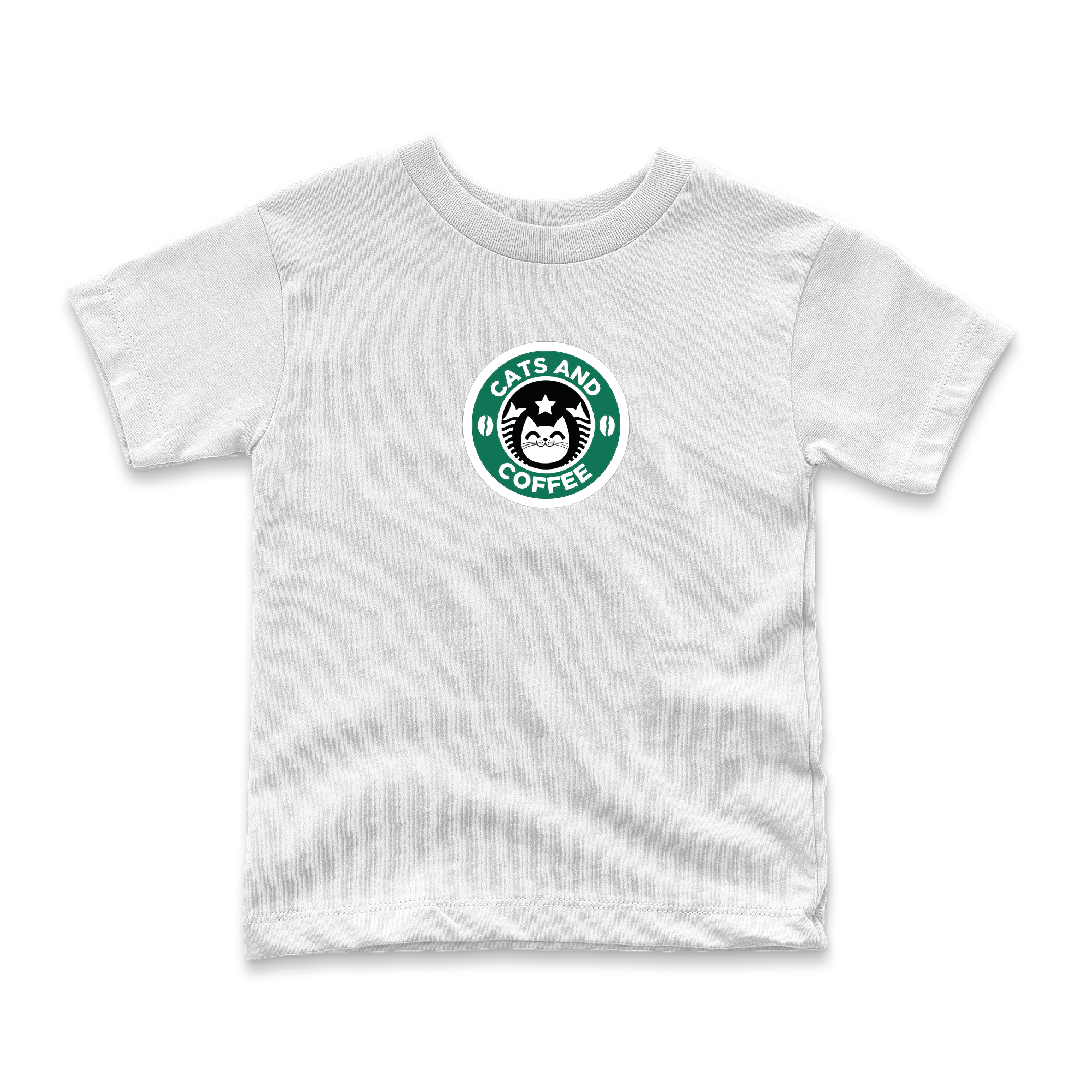 Cat's And Coffee - Çocuk T-shirt
