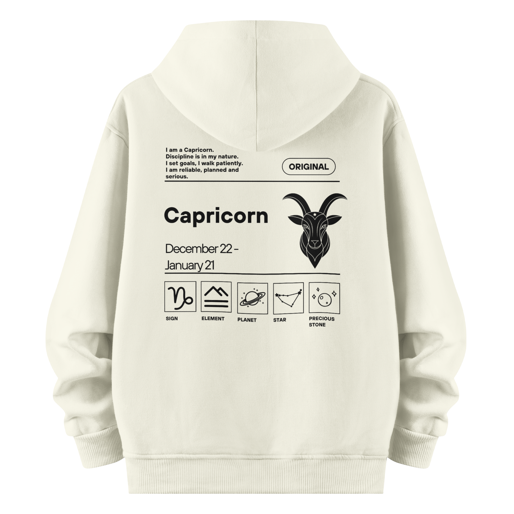 Capricorn - Oversize Hoodie