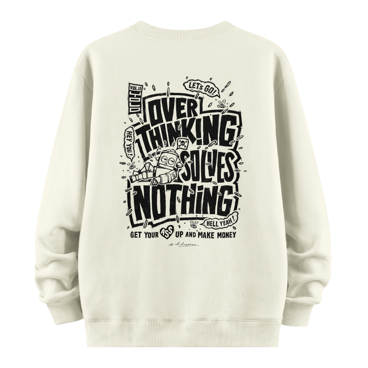 Overthinking II - Oversize Sweatshirt