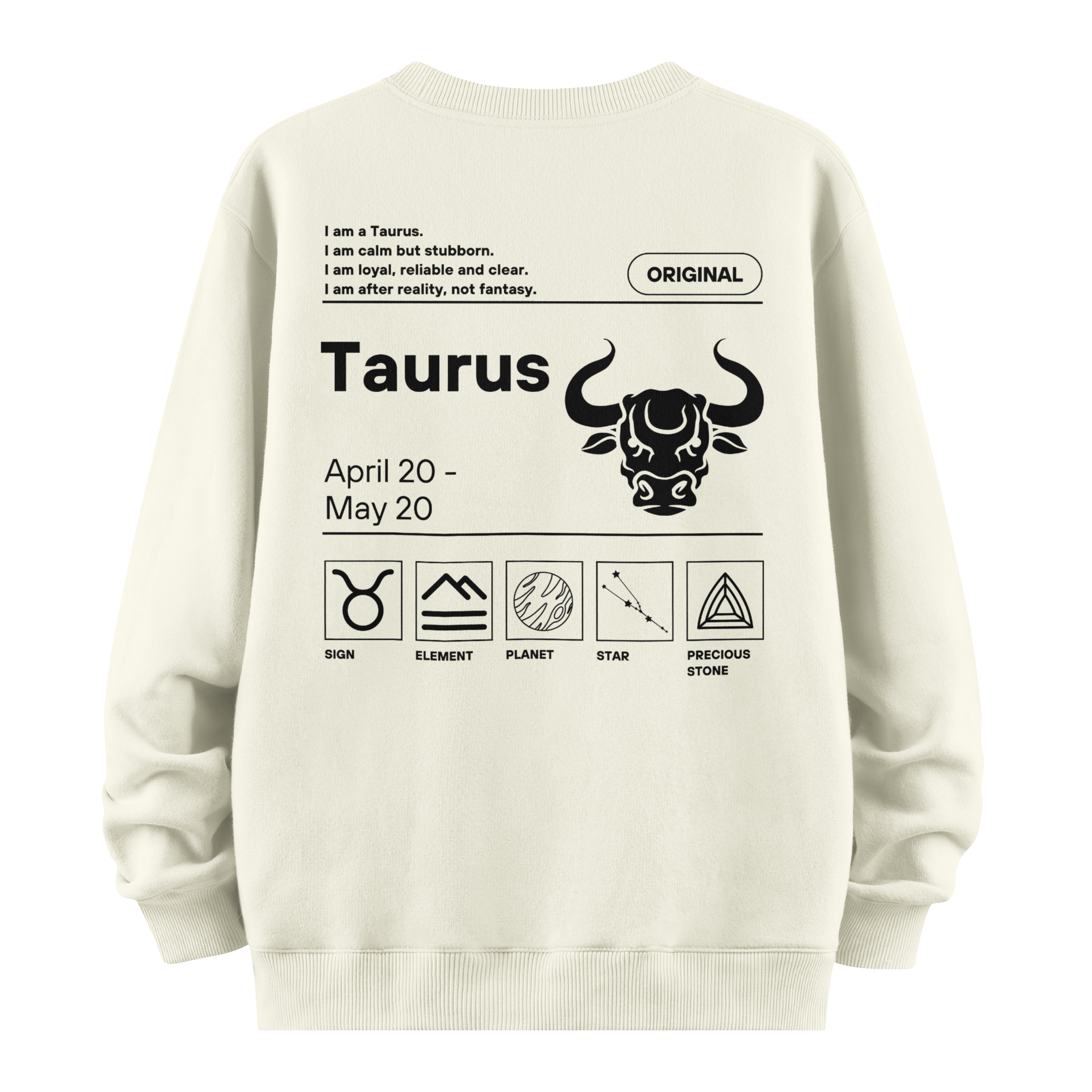 Taurus - Oversize Sweatshirt