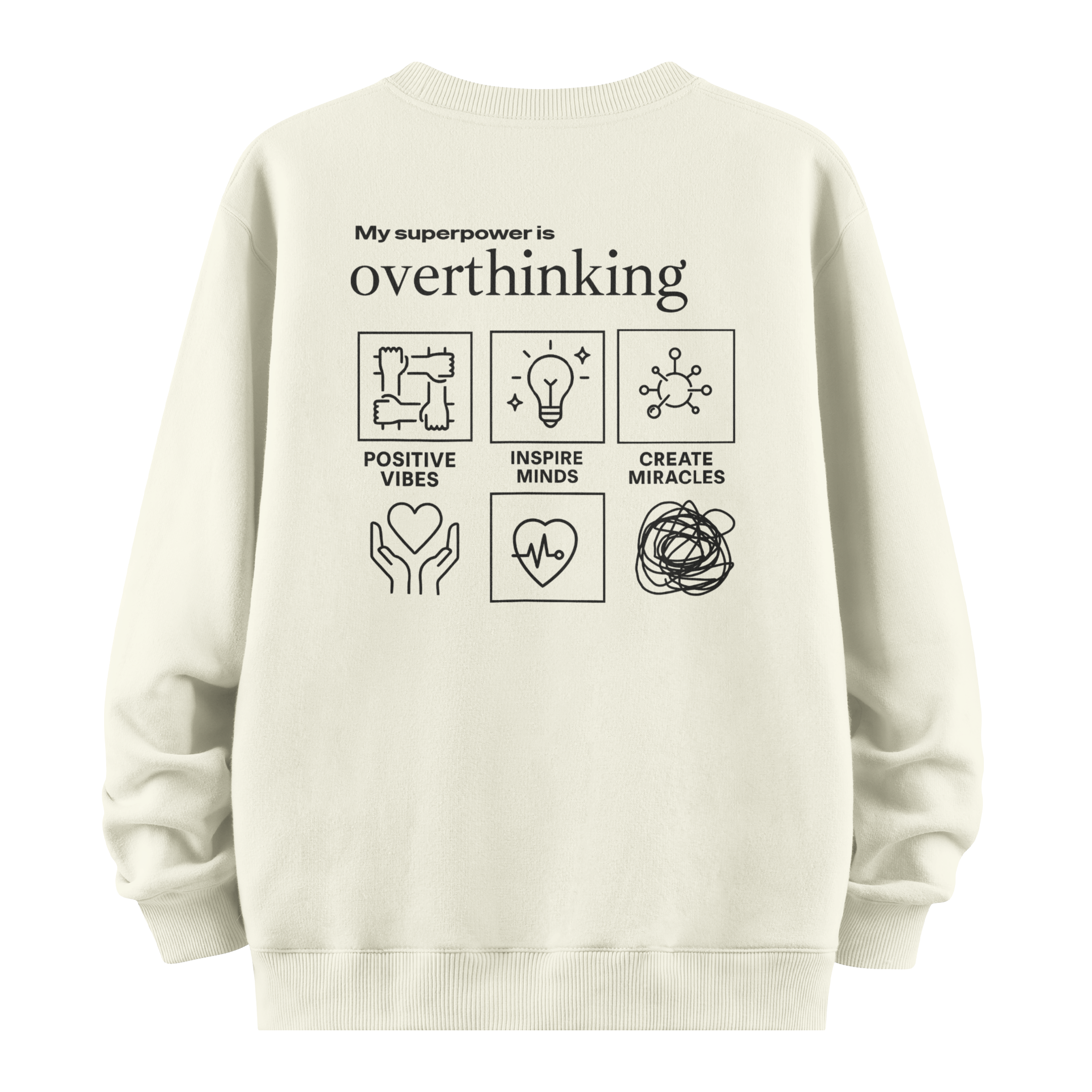 Overthinking - Oversize Sweatshirt