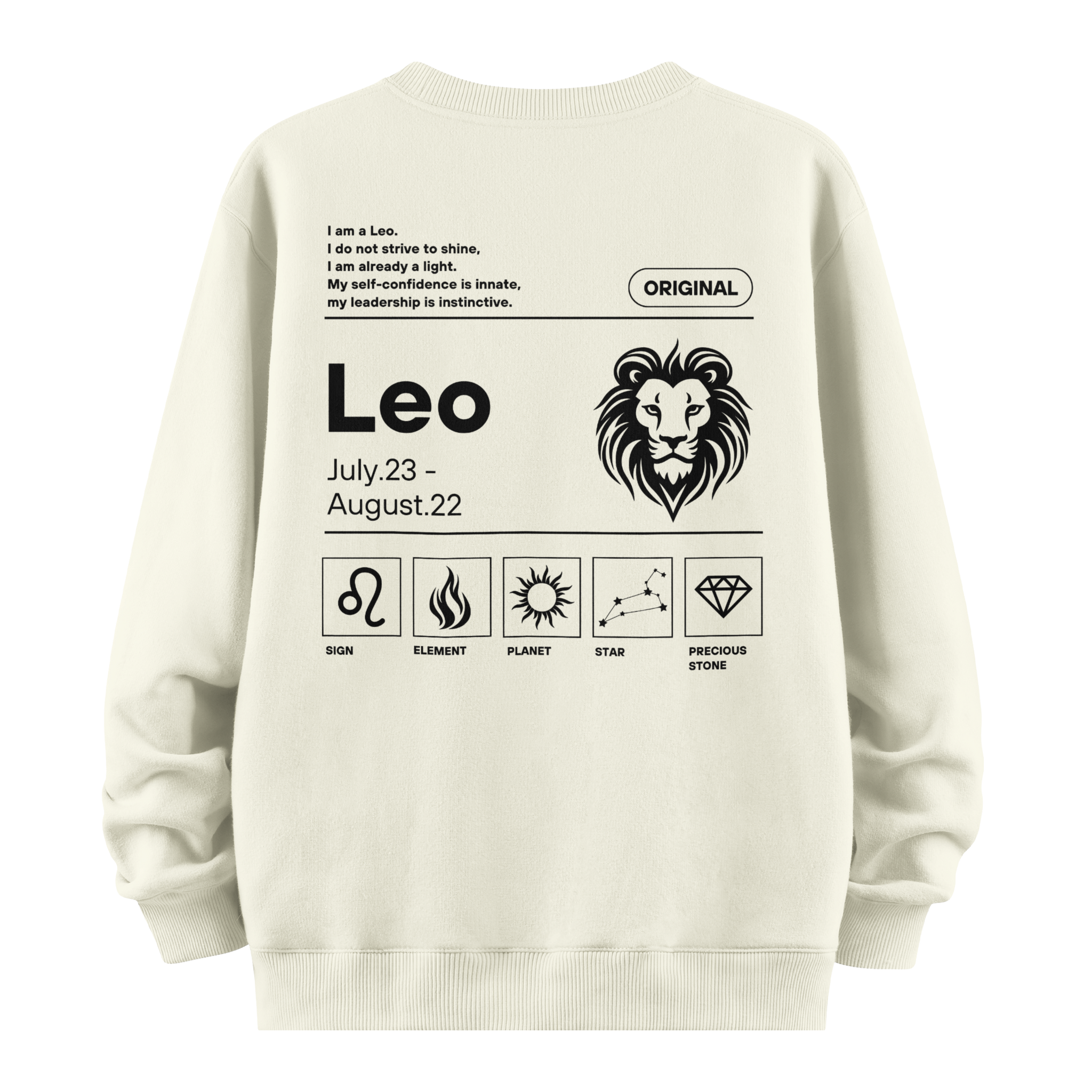 Leo - Oversize Sweatshirt