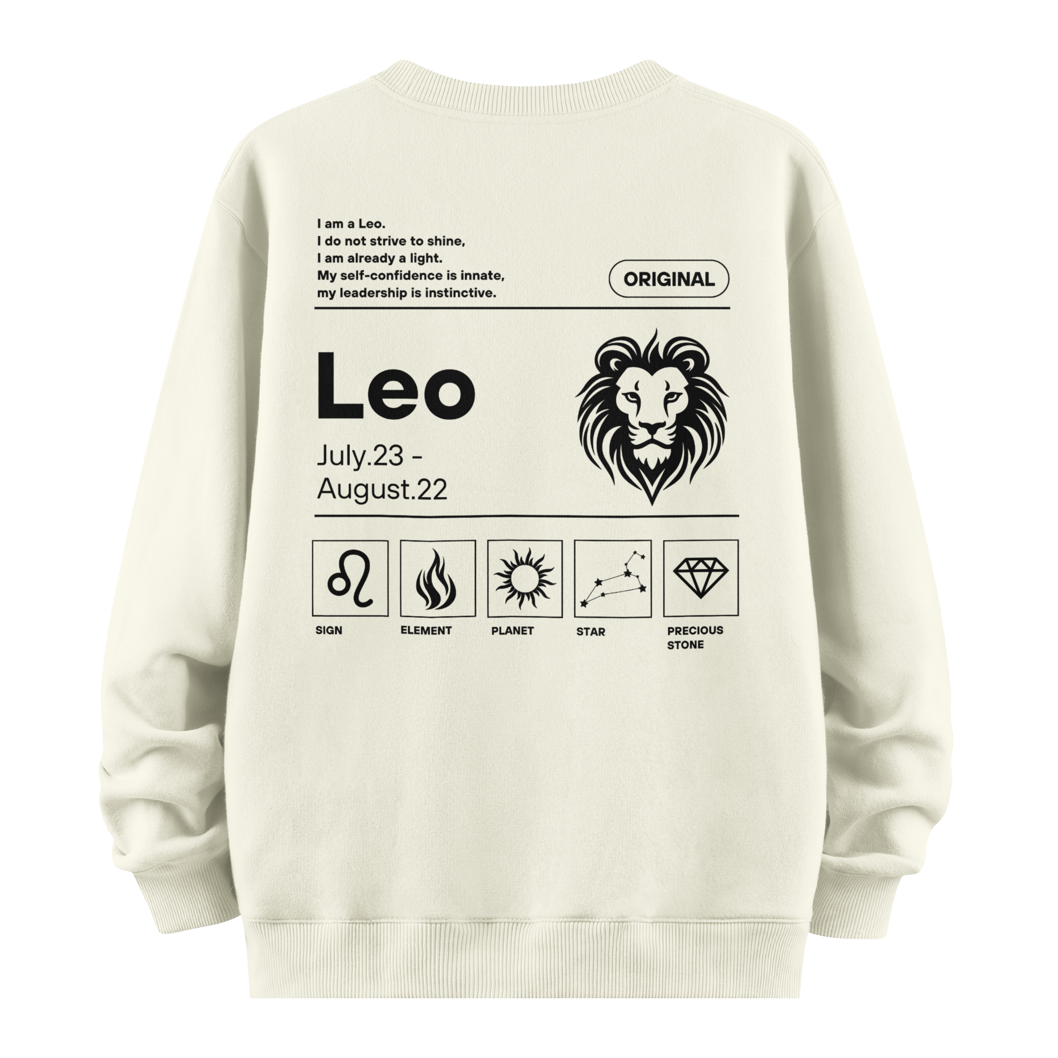 Leo - Oversize Sweatshirt