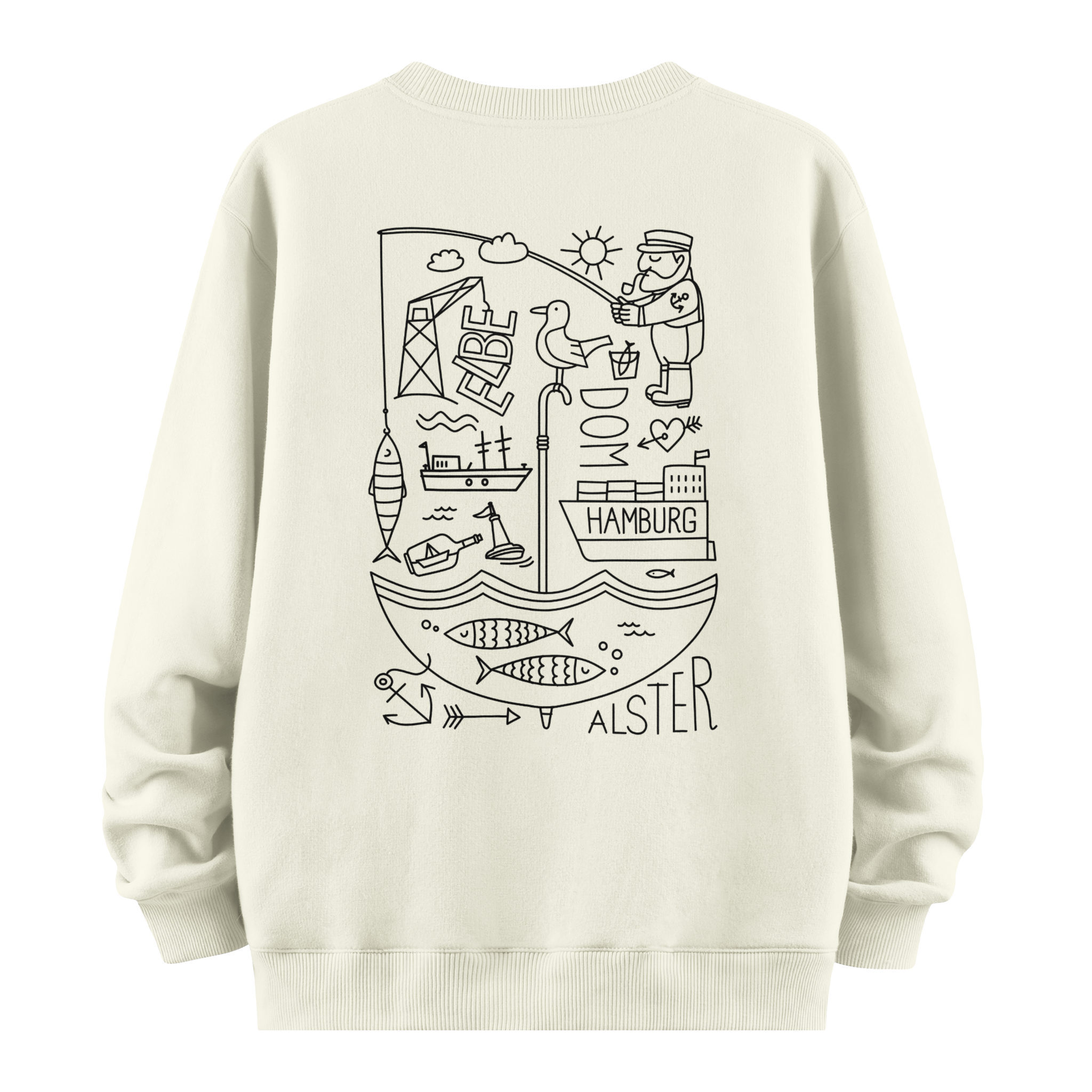 Hamburg II - Oversize Sweatshirt
