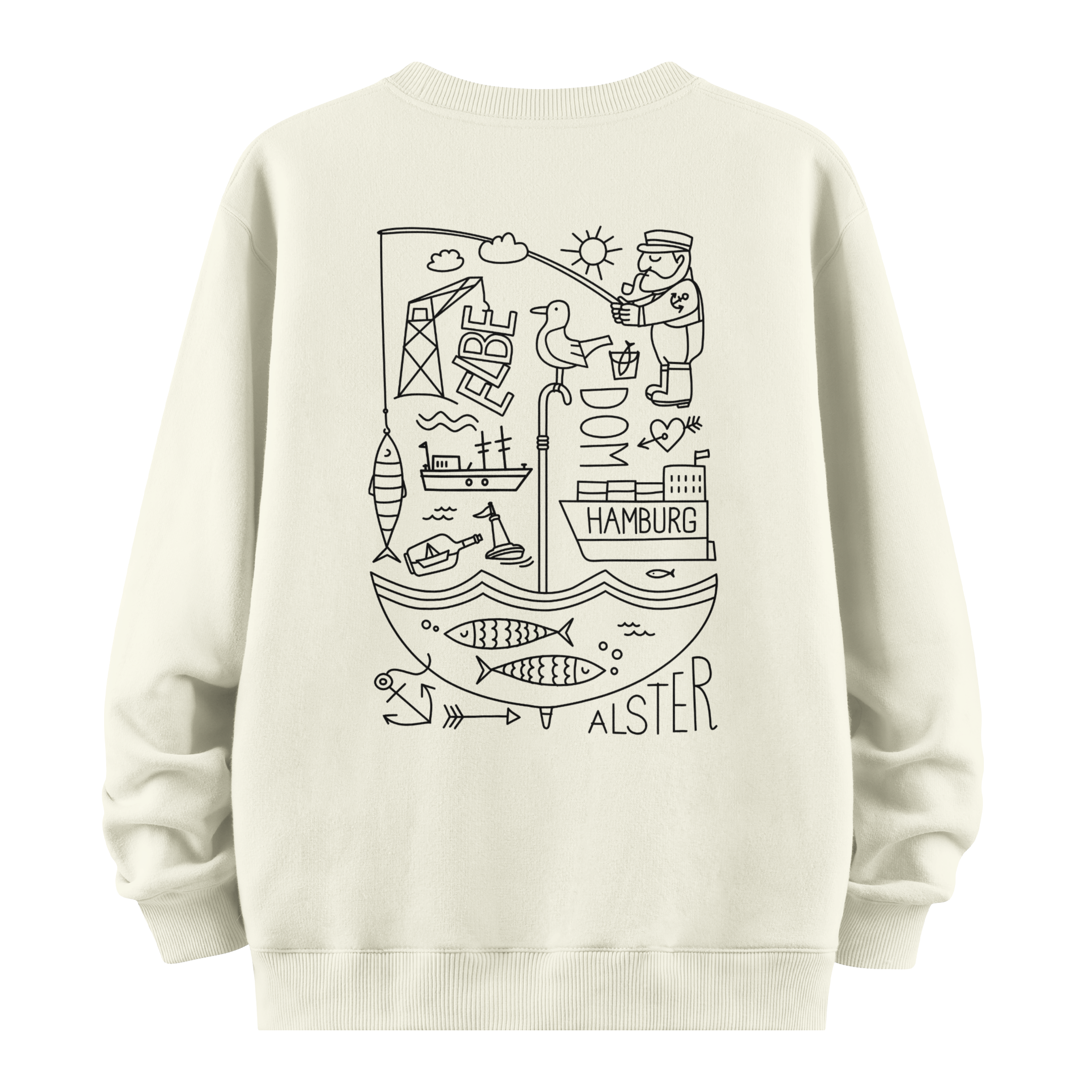 Hamburg II - Oversize Sweatshirt
