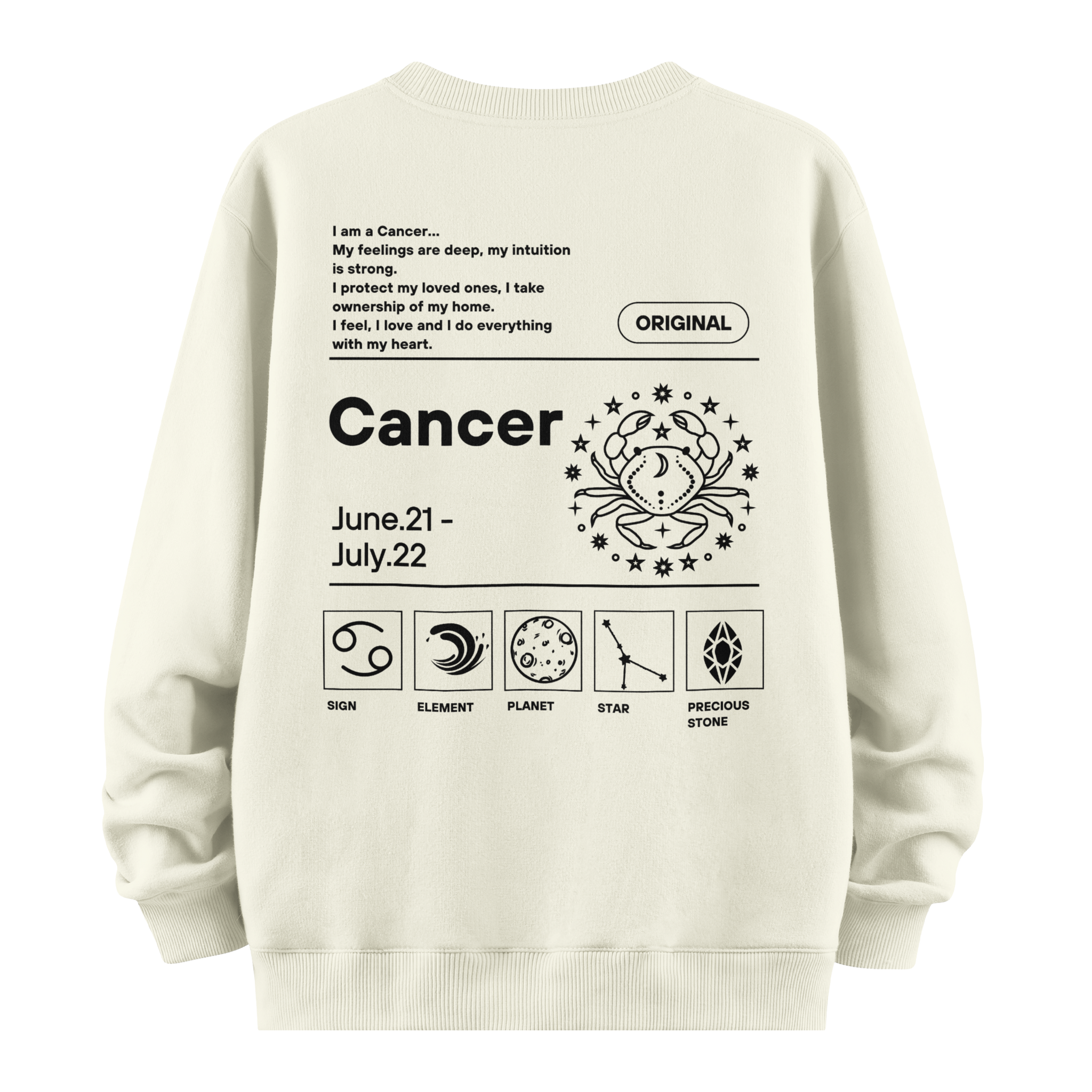 Cancer - Oversize Sweatshirt