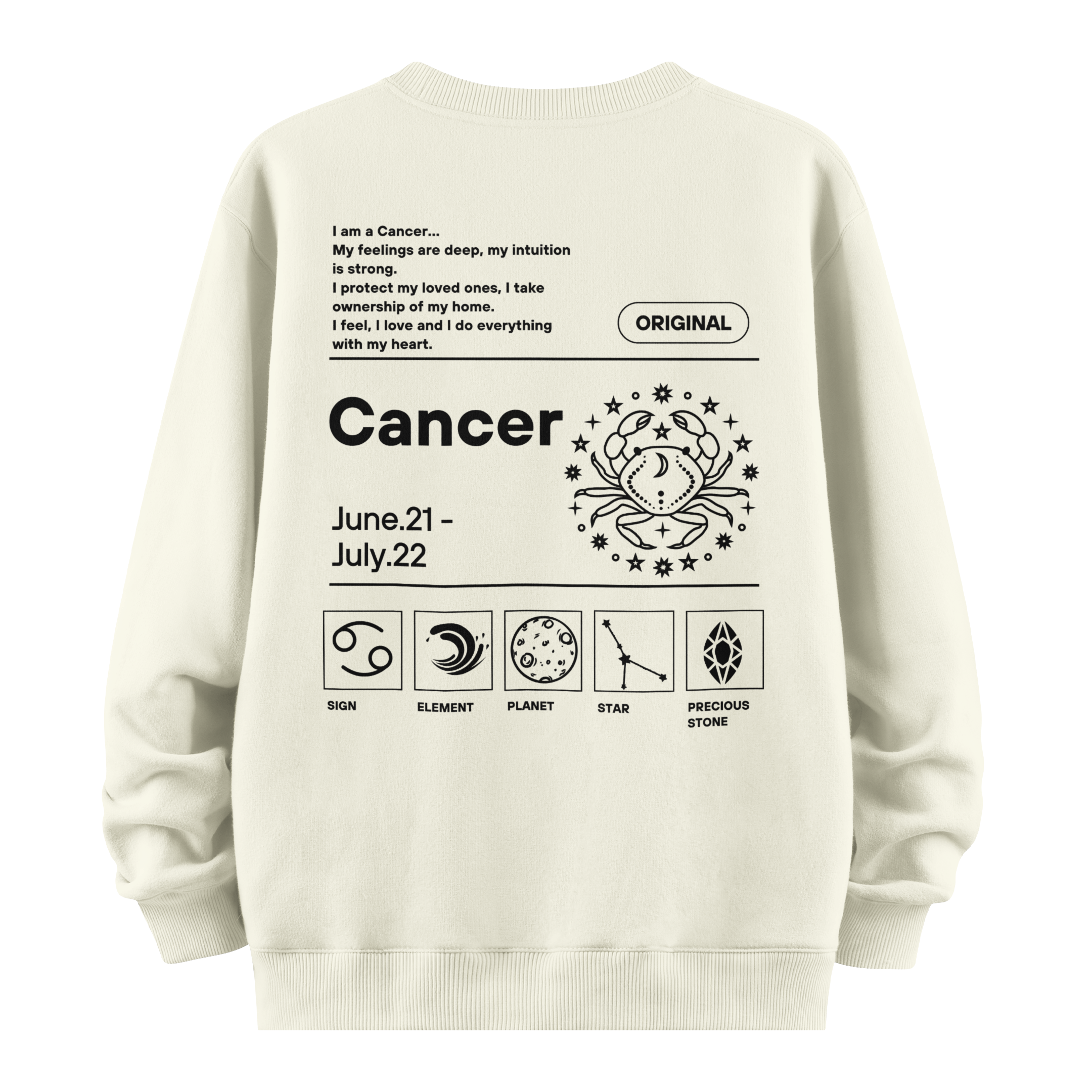 Cancer - Oversize Sweatshirt