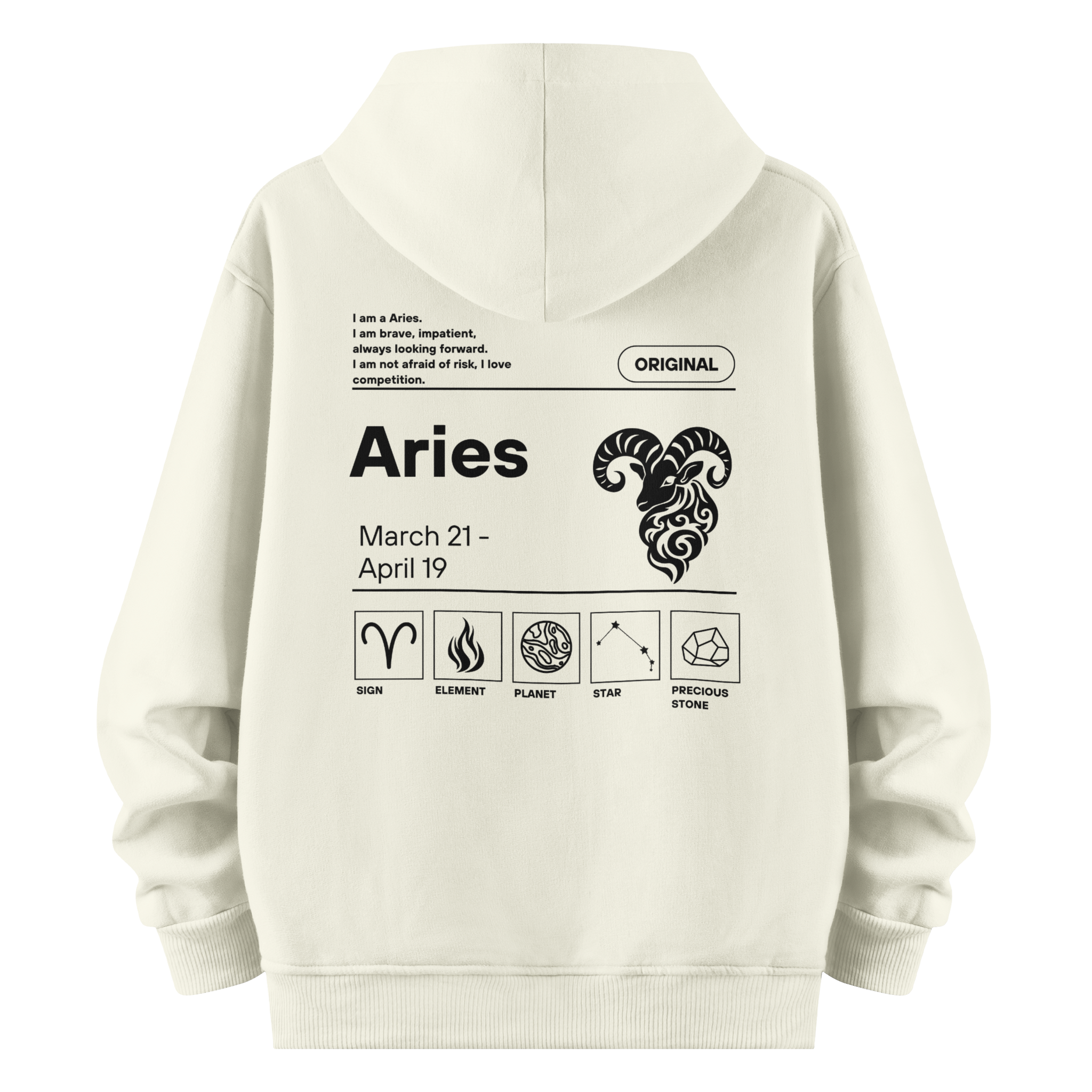 Aries - Oversize Hoodie