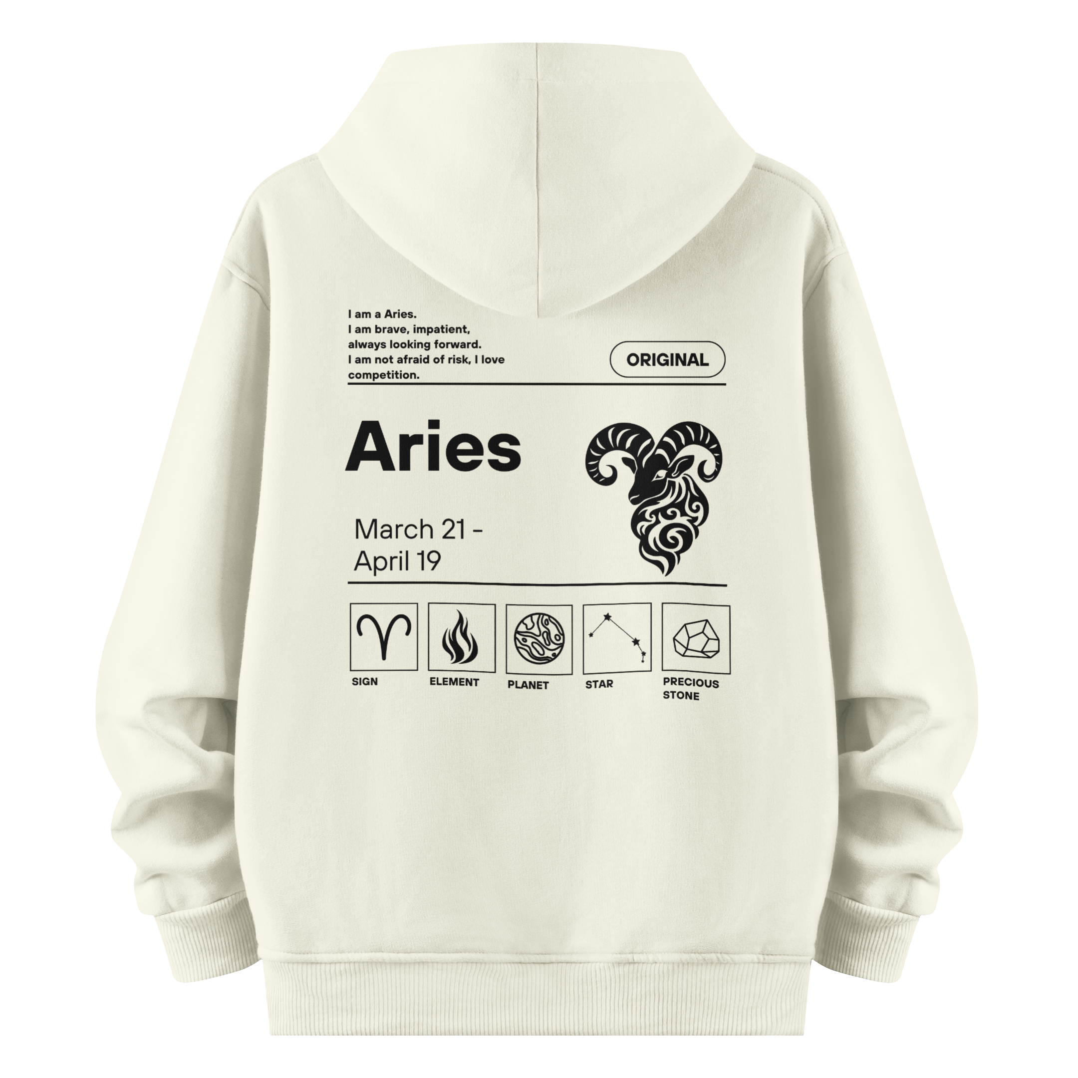 Aries - Oversize Hoodie