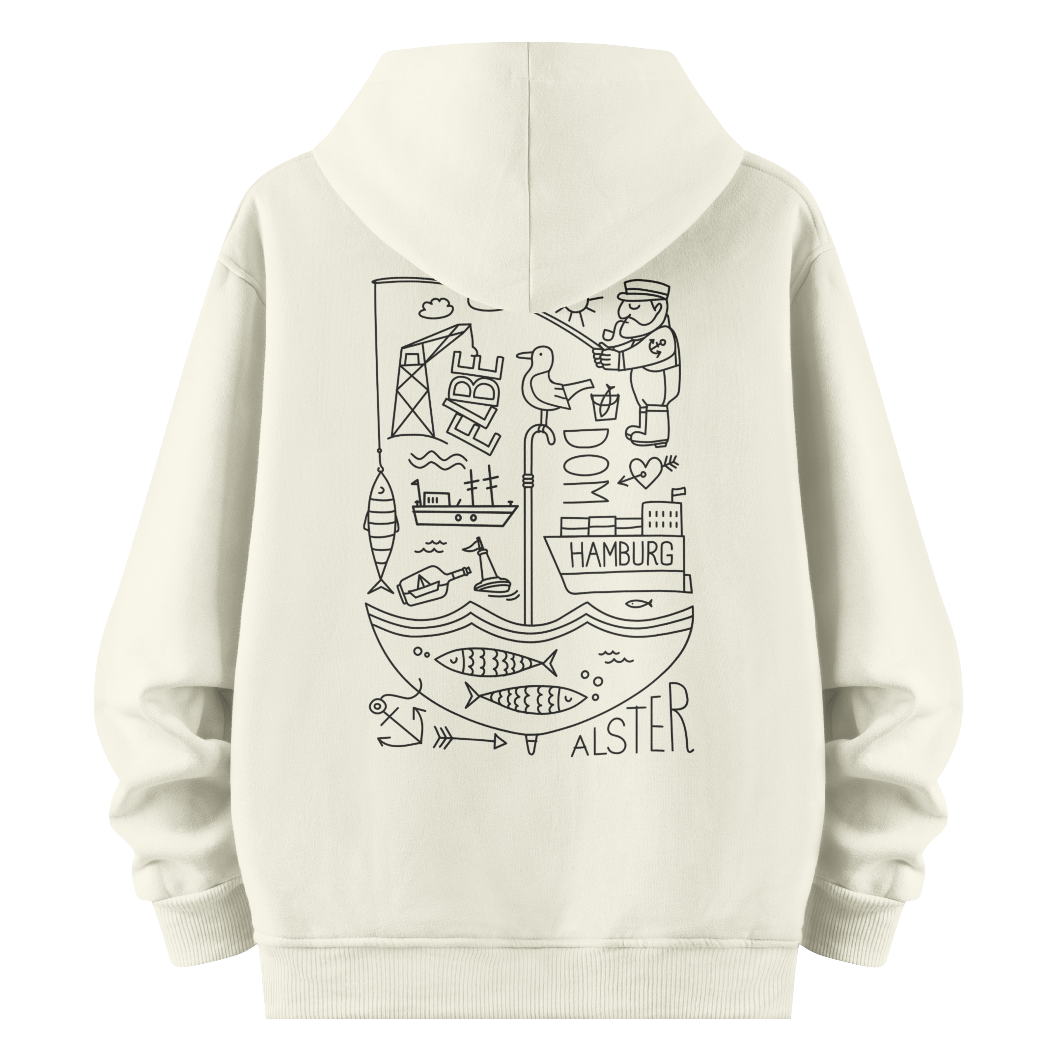 Hamburg II - Oversize Hoodie